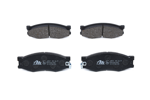 ATE 13.0460-5937.2 Brake pad set with acoustic wear warning-image-956065