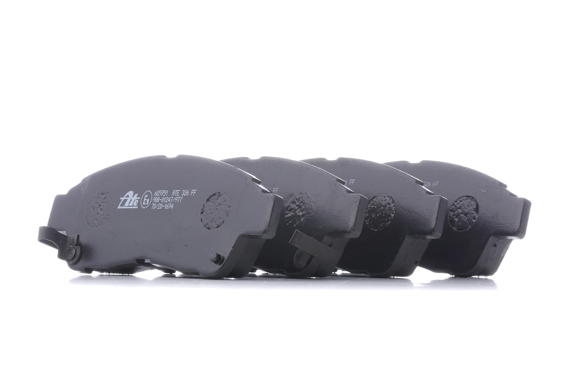 ATE 13.0460-5951.2 Brake pad set with acoustic wear warning-image-956078