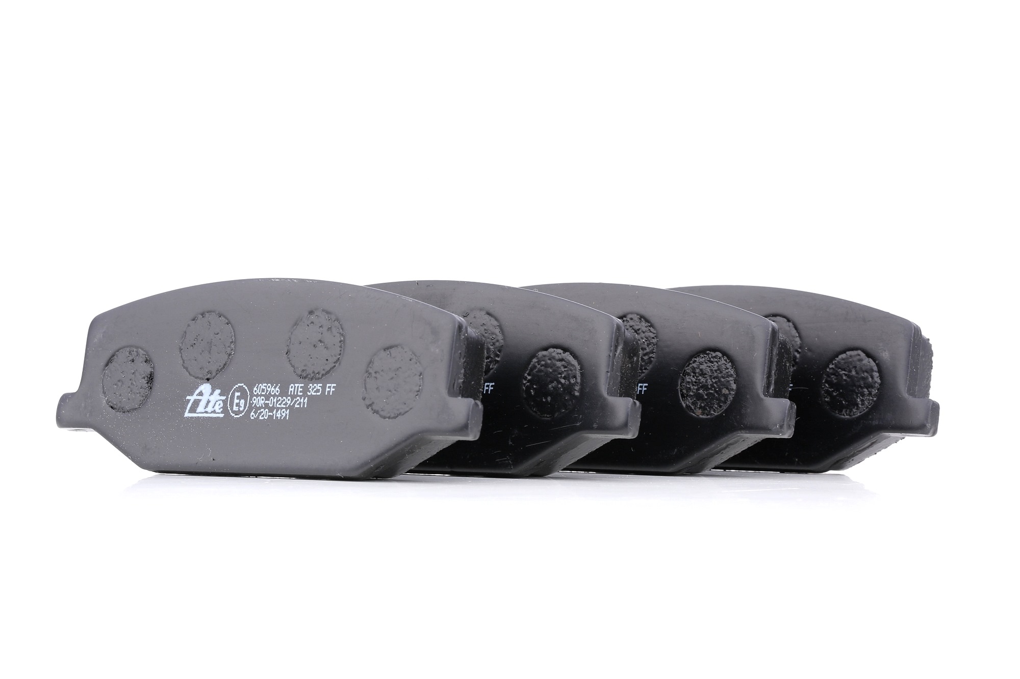 ATE 13.0460-5966.2 Brake pad set excl. wear warning contact-image-956092