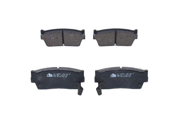 ATE 13.0460-5967.2 Brake pad set with acoustic wear warning-image-956093