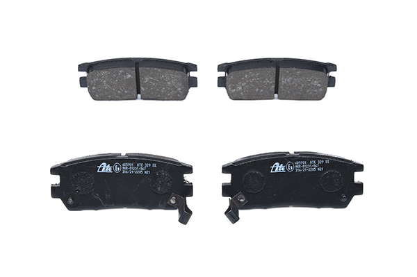 ATE 13.0460-5981.2 Brake pad set with acoustic wear warning-image-956105