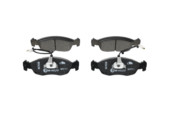 ATE 13.0460-7058.2 Brake pad set incl. wear warning contact-image-956158
