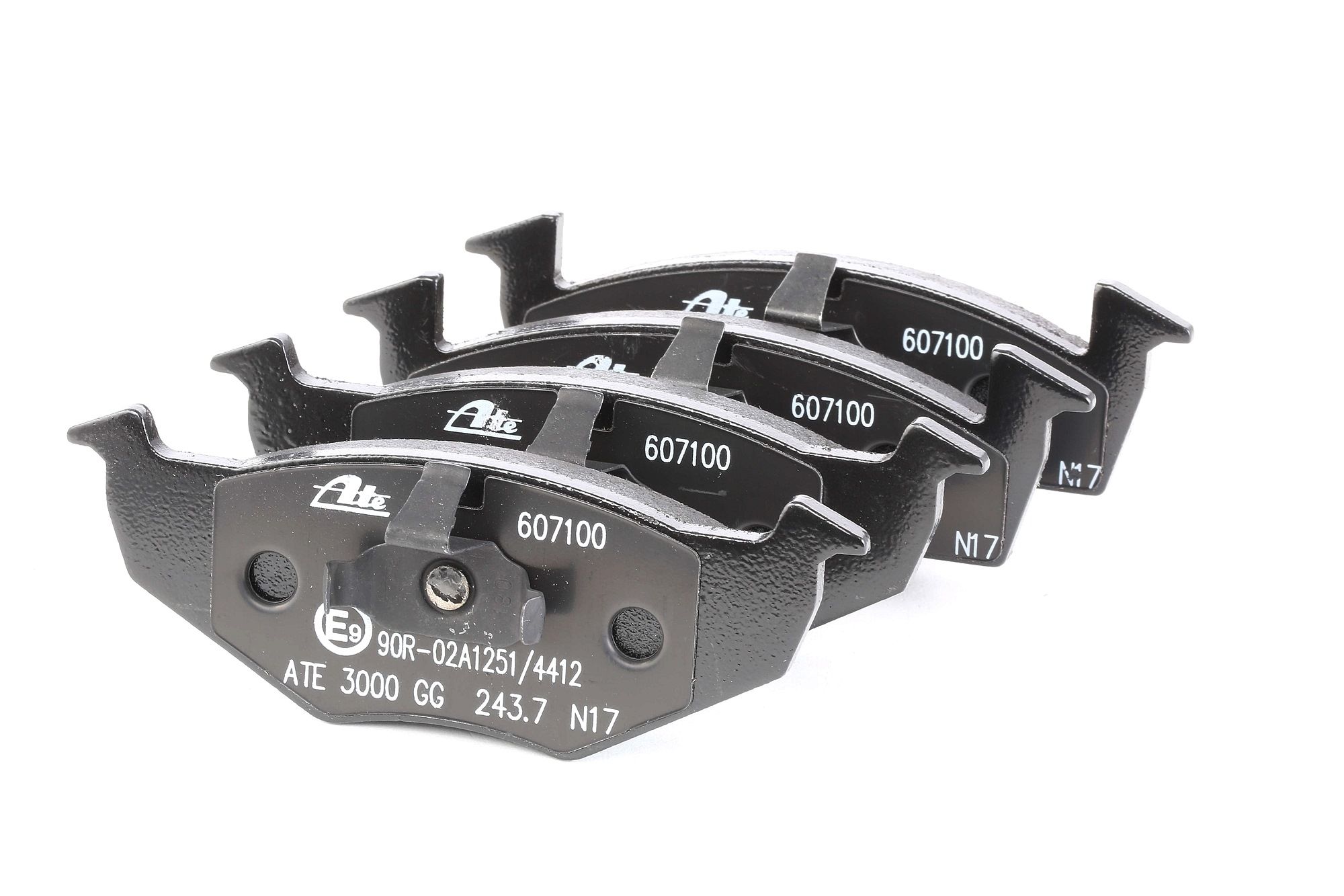 ATE 13.0460-7100.2 Brake pad set excl. wear warning contact-image-956188
