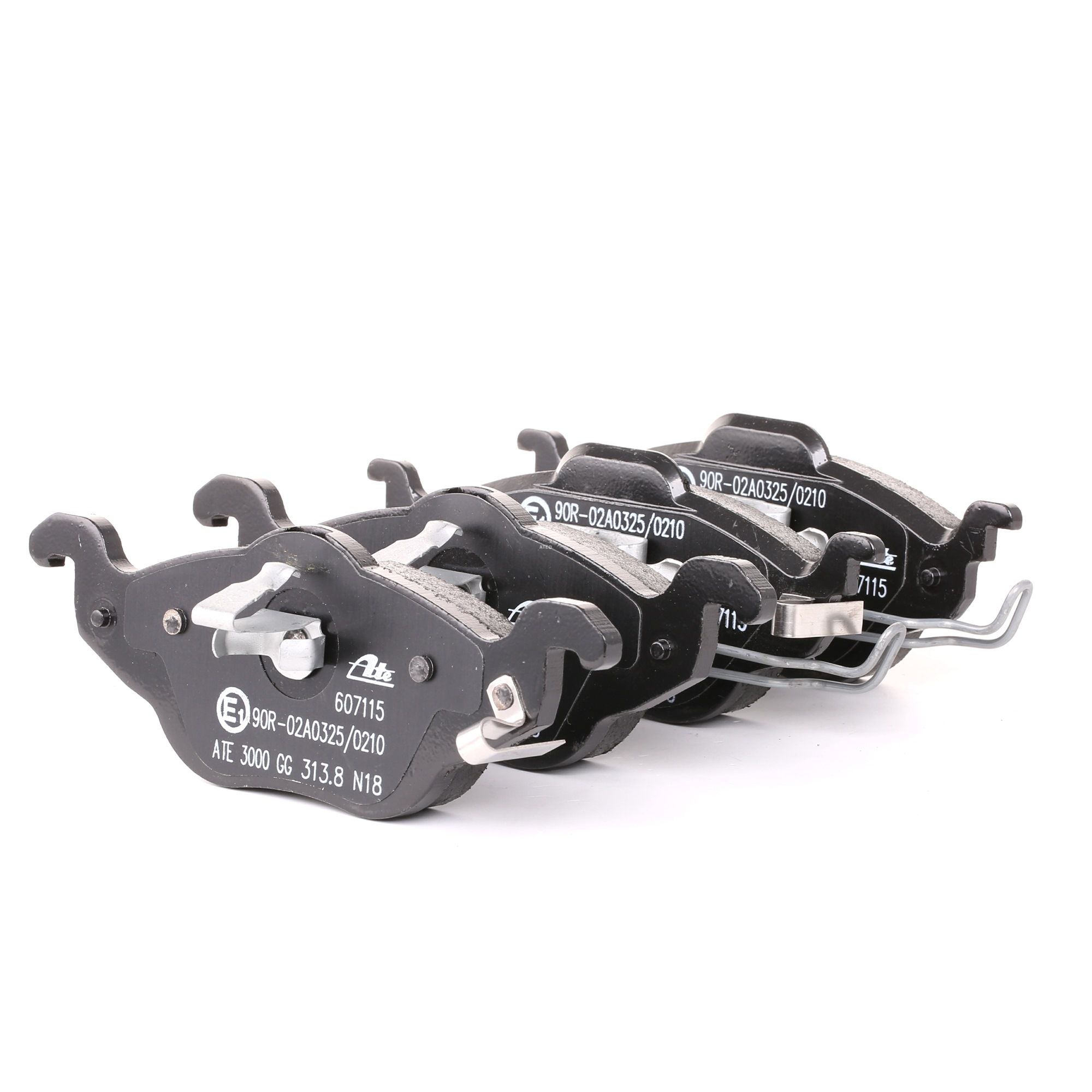 ATE 13.0460-7115.2 Brake pad set with acoustic wear warning-image-956200