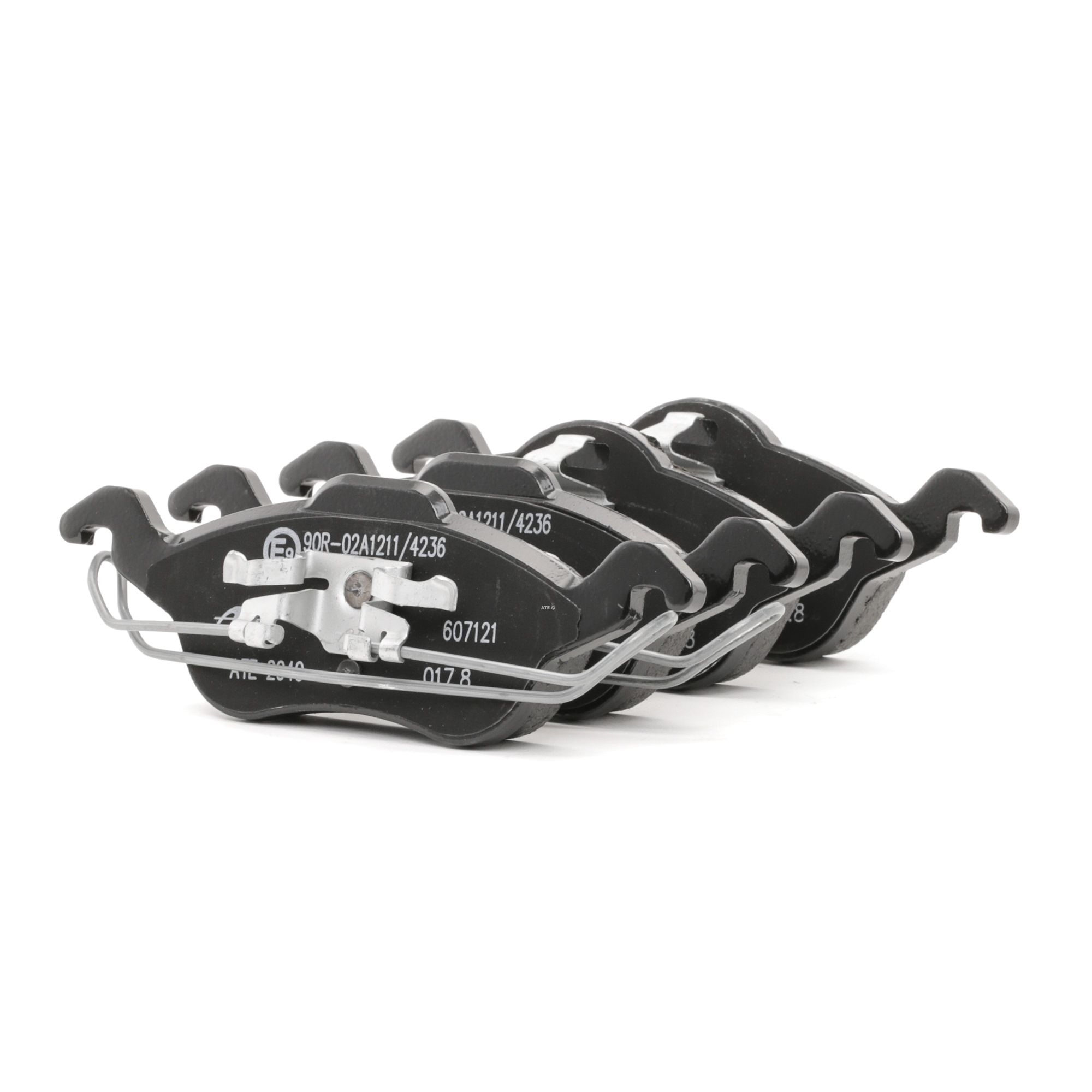 ATE 13.0460-7121.2 Brake pad set excl. wear warning contact-image-956203