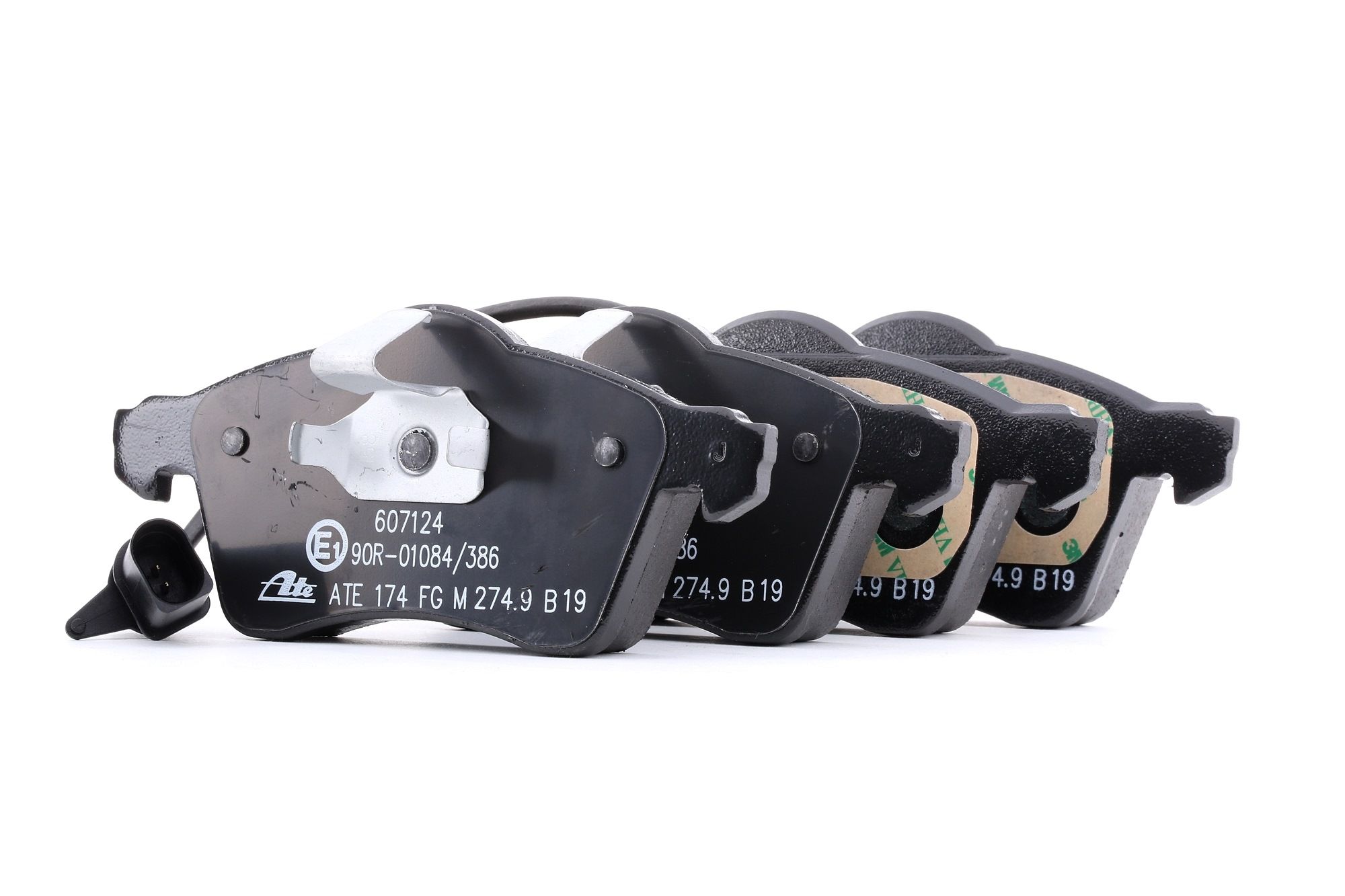 ATE 13.0460-7124.2 Brake pad set incl. wear warning contact-image-956206