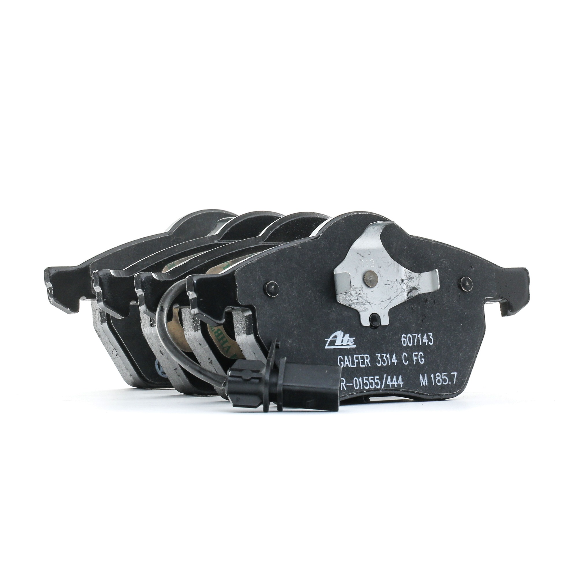 ATE 13.0460-7143.2 Brake pad set incl. wear warning contact-image-956224