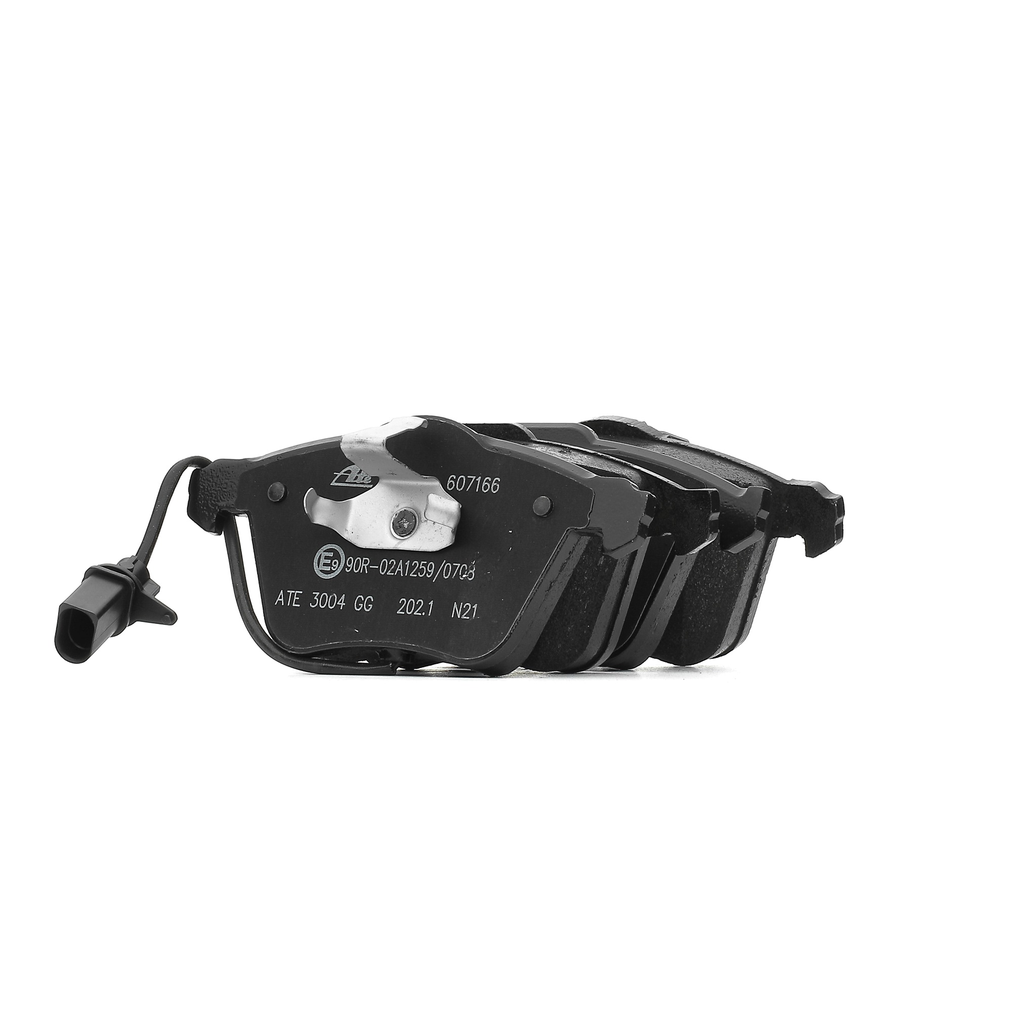 ATE 13.0460-7166.2 Brake pad set incl. wear warning contact-image-956243