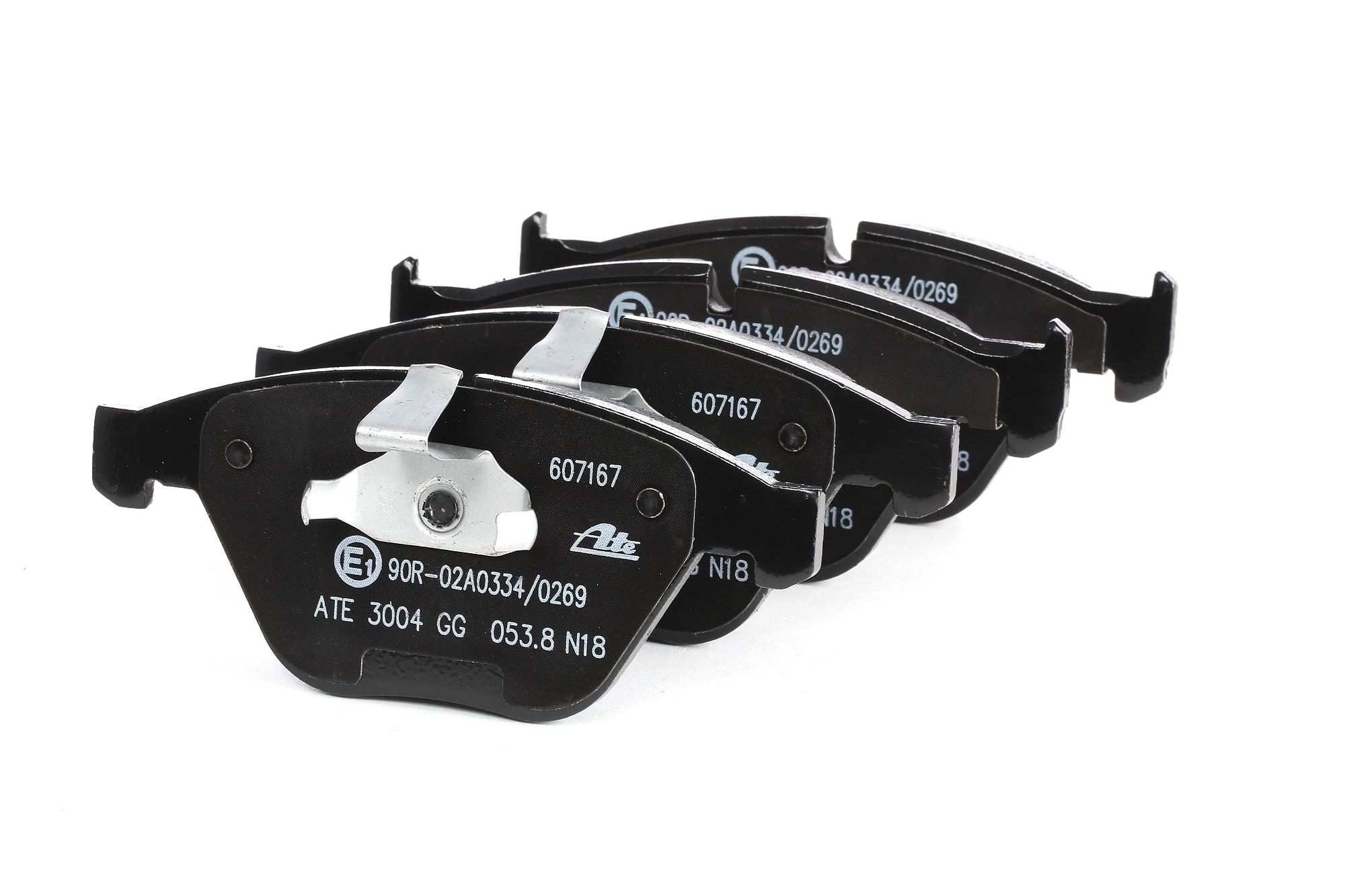 ATE 13.0460-7167.2 Brake pad set excl. wear warning contact-image-956244