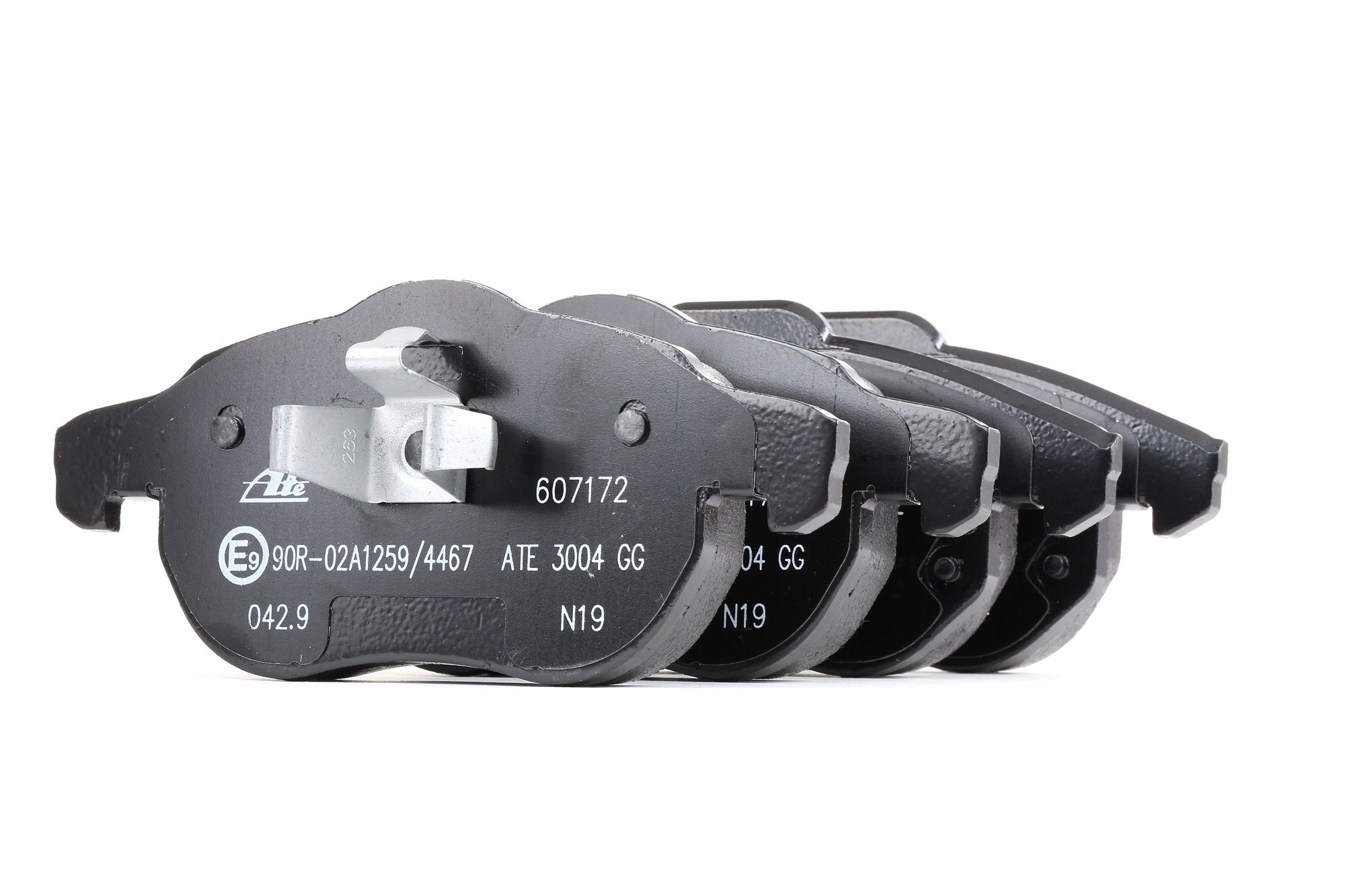 ATE 13.0460-7172.2 Brake pad set excl. wear warning contact-image-956249
