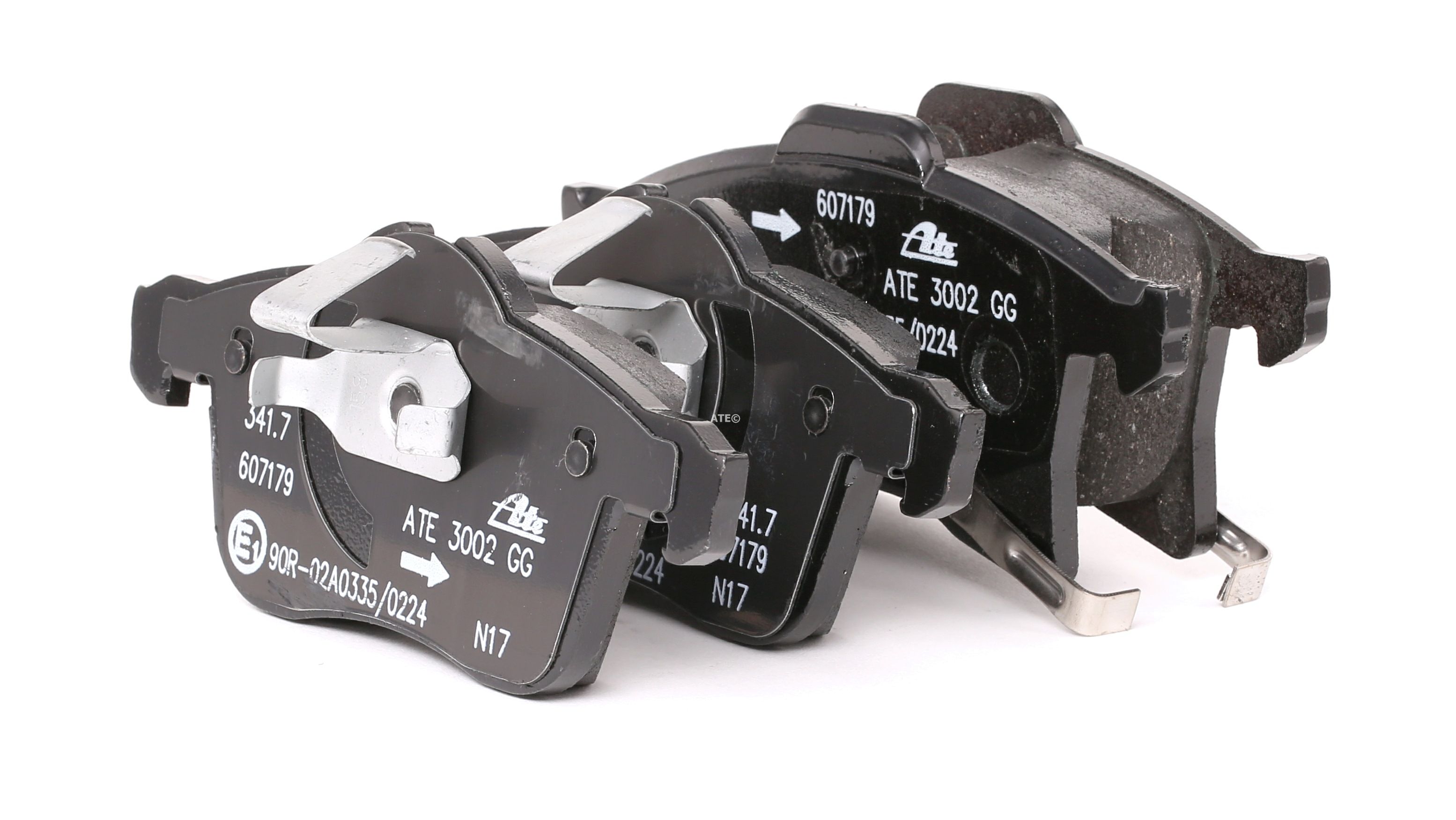 ATE 13.0460-7179.2 Brake pad set with acoustic wear warning-image-956256