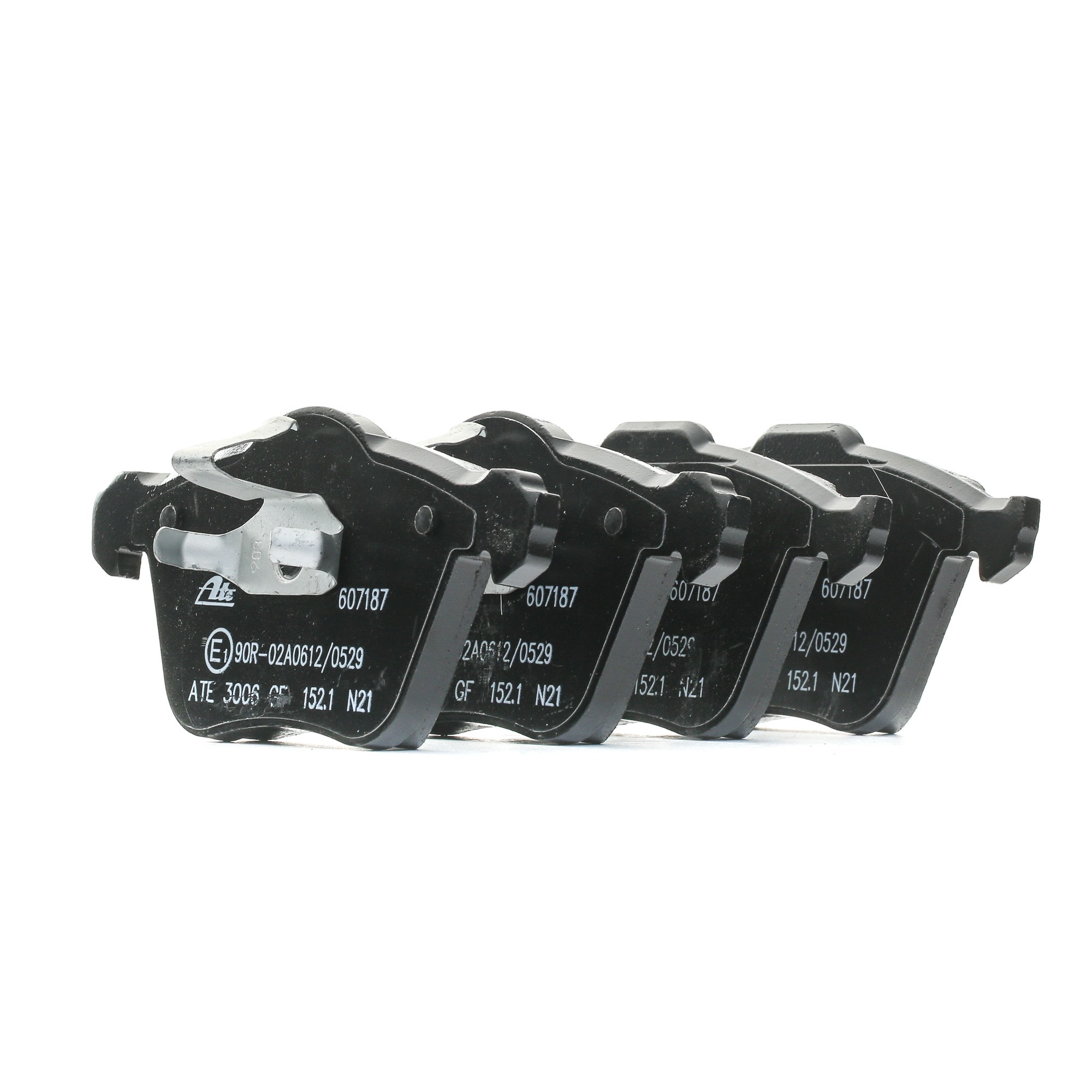ATE 13.0460-7187.2 Brake pad set excl. wear warning contact-image-956264