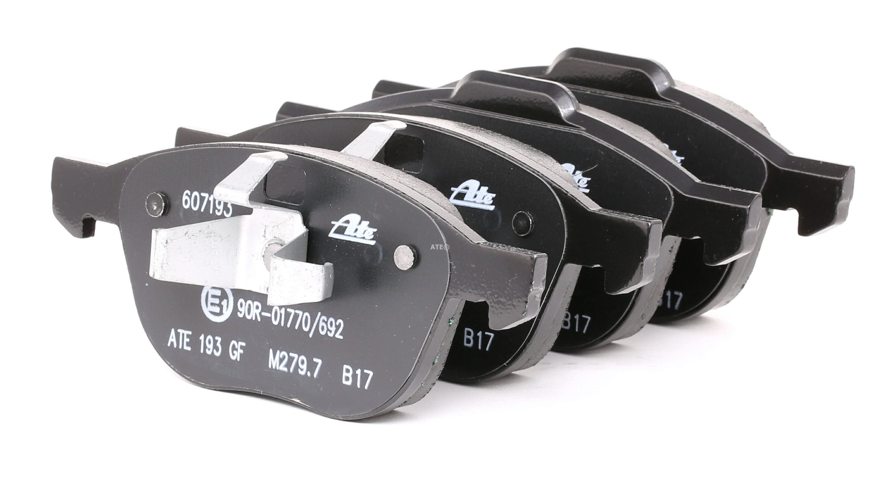 ATE 13.0460-7193.2 Brake pad set excl. wear warning contact-image-956270