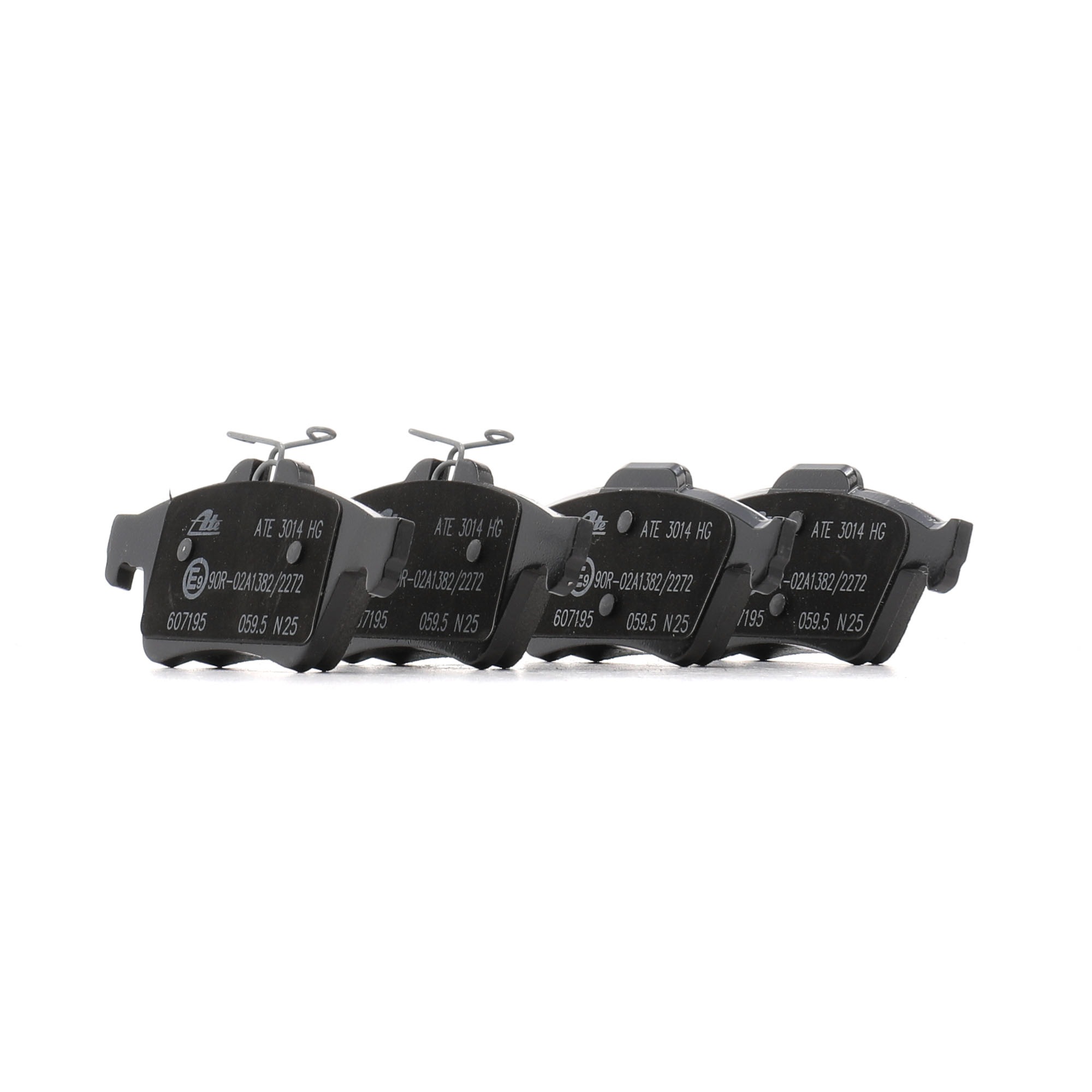ATE 13.0460-7195.2 Brake pad set excl. wear warning contact-image-956272