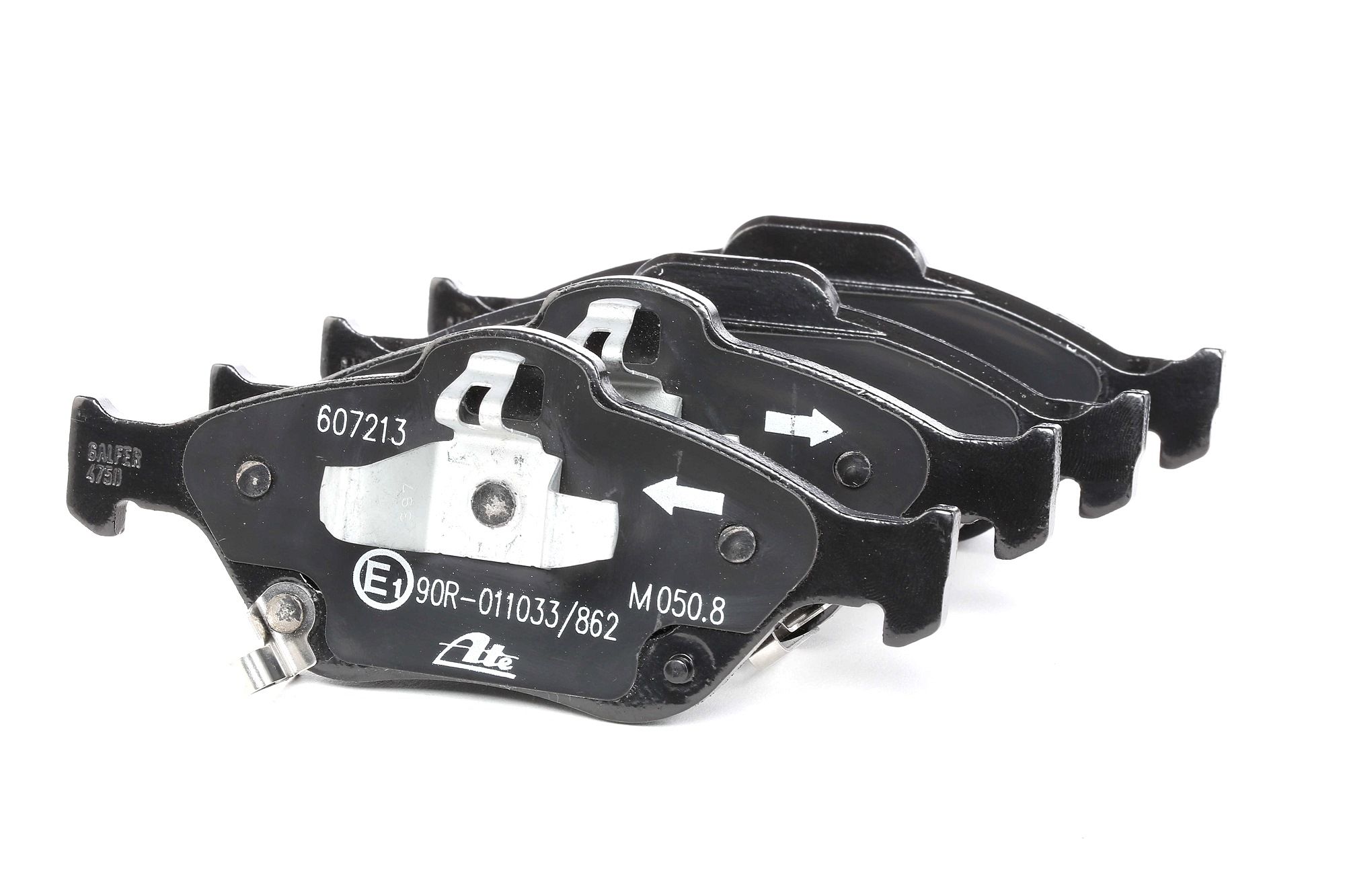 ATE 13.0460-7213.2 Brake pad set with acoustic wear warning-image-956287