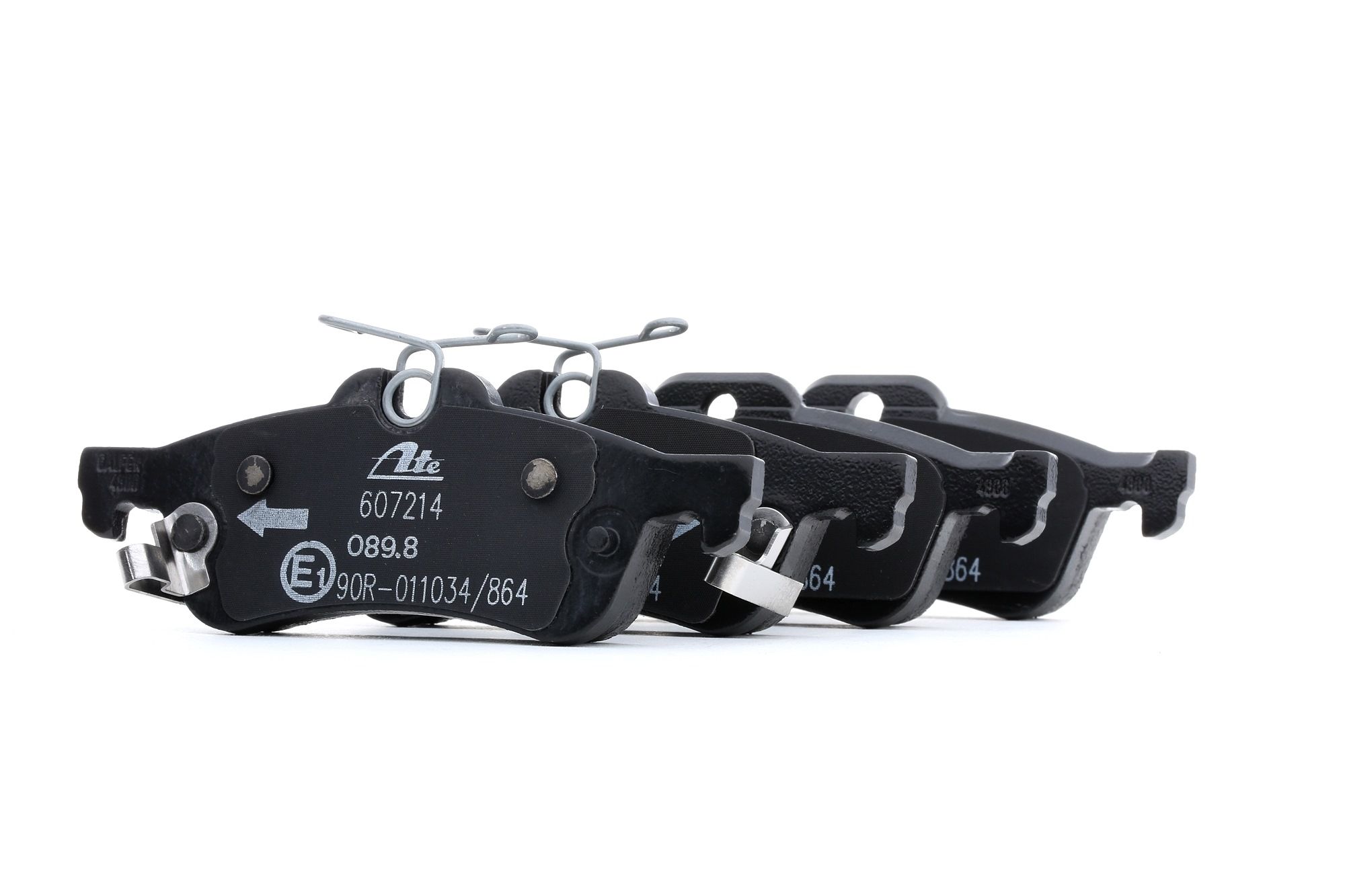 ATE 13.0460-7214.2 Brake pad set with acoustic wear warning-image-956288