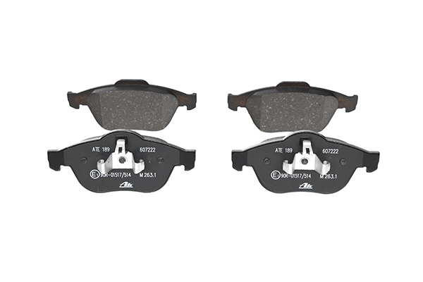ATE 13.0460-7222.2 Brake pad set excl. wear warning contact-image-956296