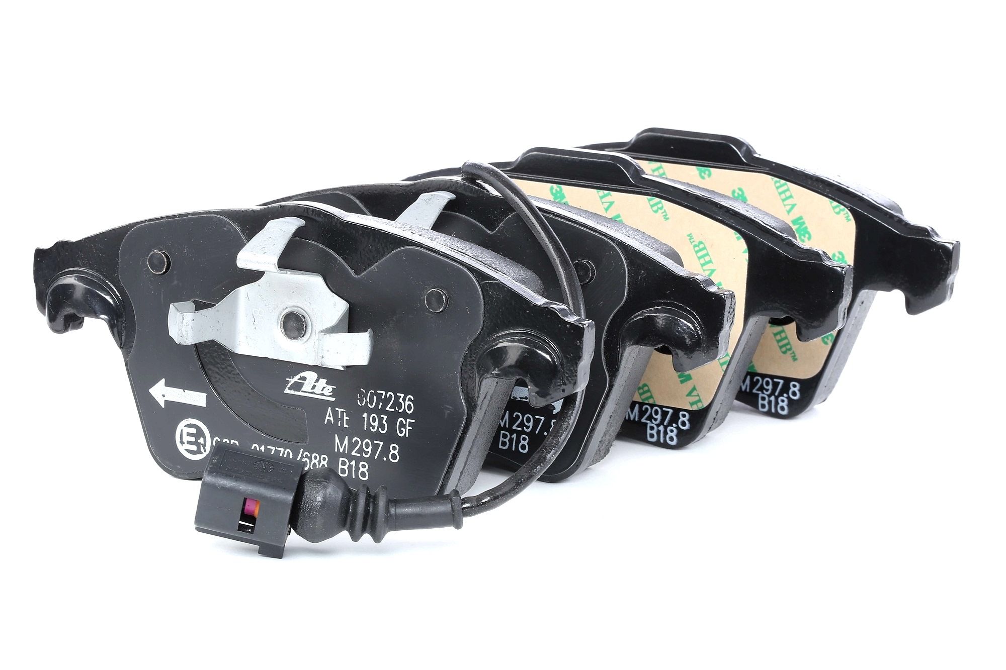 ATE 13.0460-7236.2 Brake pad set incl. wear warning contact-image-956309