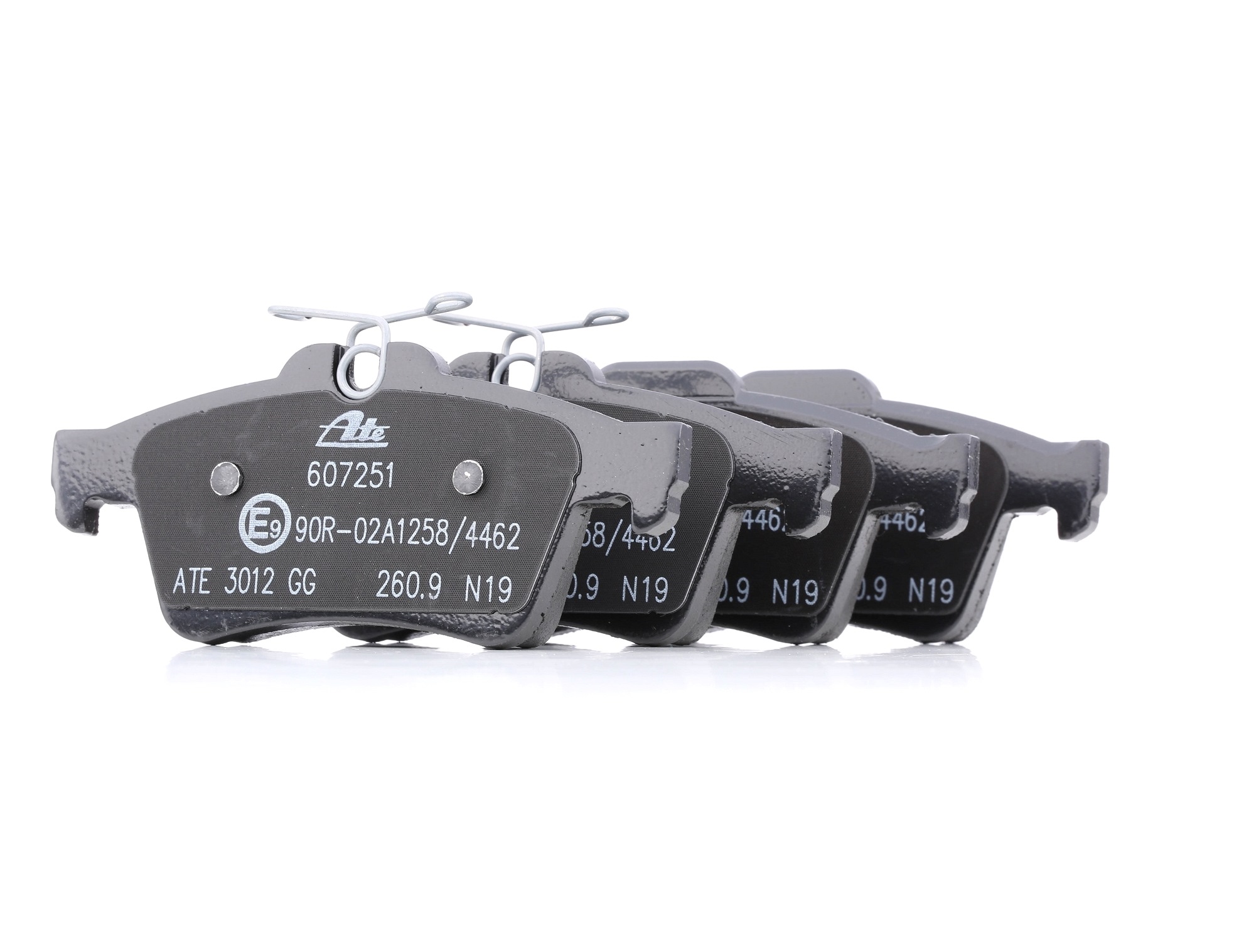 ATE 13.0460-7251.2 Brake pad set excl. wear warning contact-image-956324