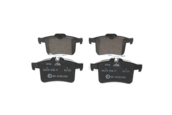 ATE 13.0460-7255.2 Brake pad set excl. wear warning contact-image-956328