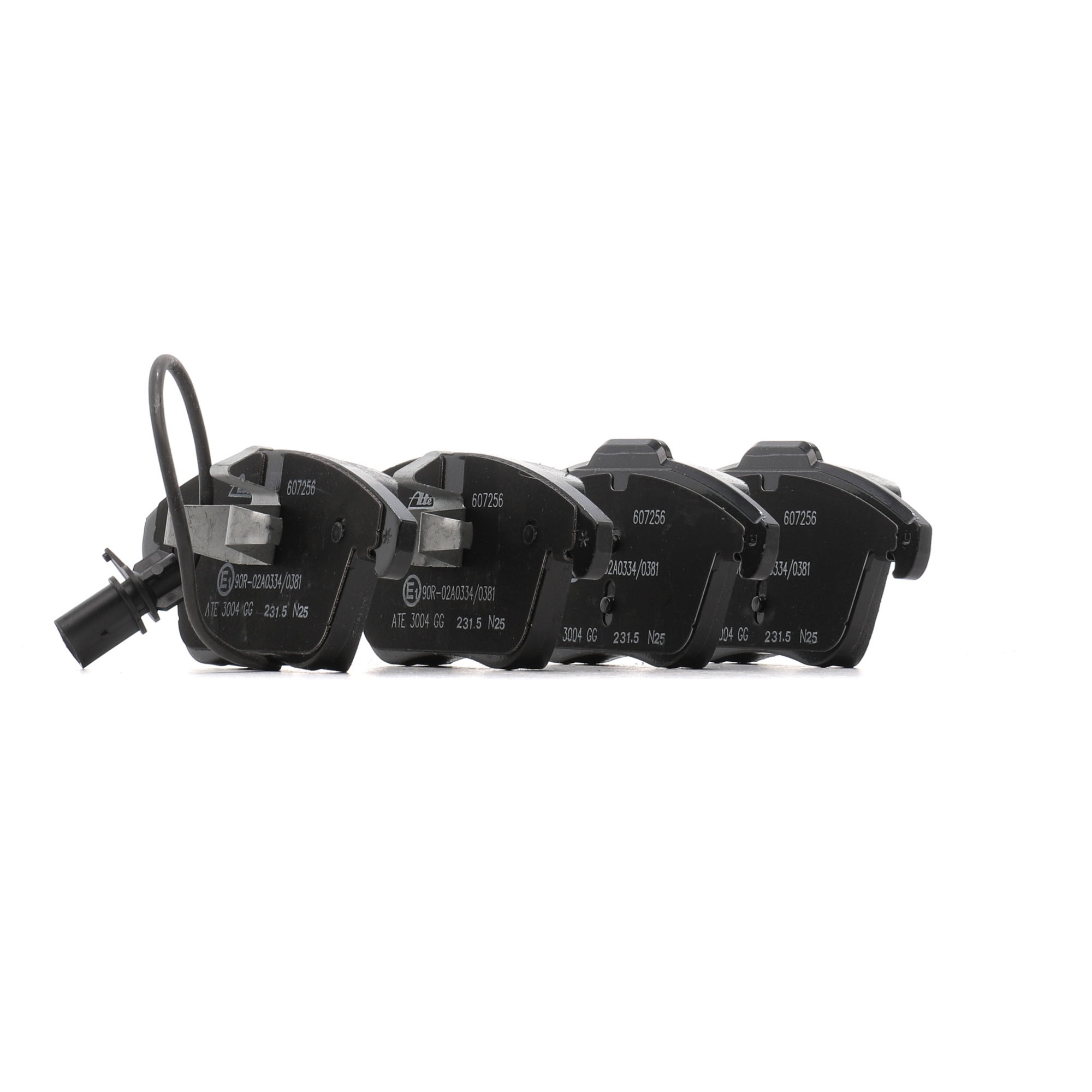 ATE 13.0460-7256.2 Brake pad set incl. wear warning contact-image-956329
