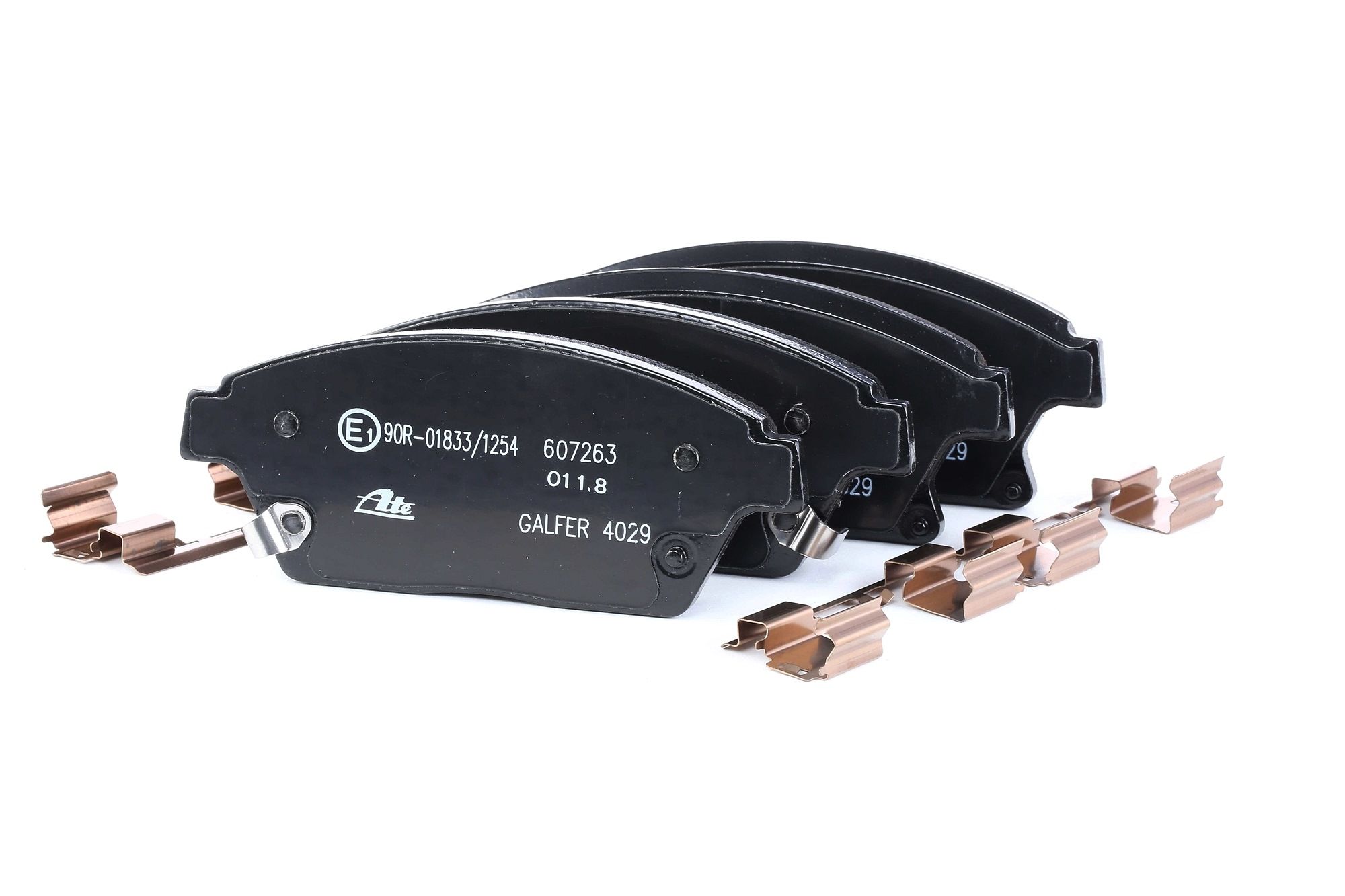 ATE 13.0460-7263.2 Brake pad set with acoustic wear warning, with accessories-image-956335