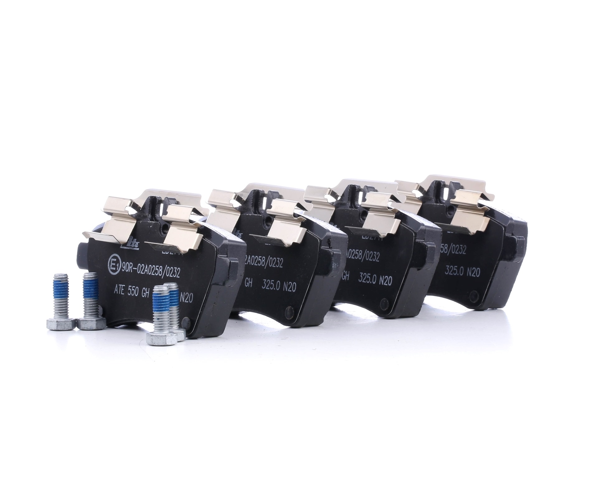 ATE 13.0470-2711.2 Brake pad set excl. wear warning contact, with brake caliper screws, with accessories-image-956371