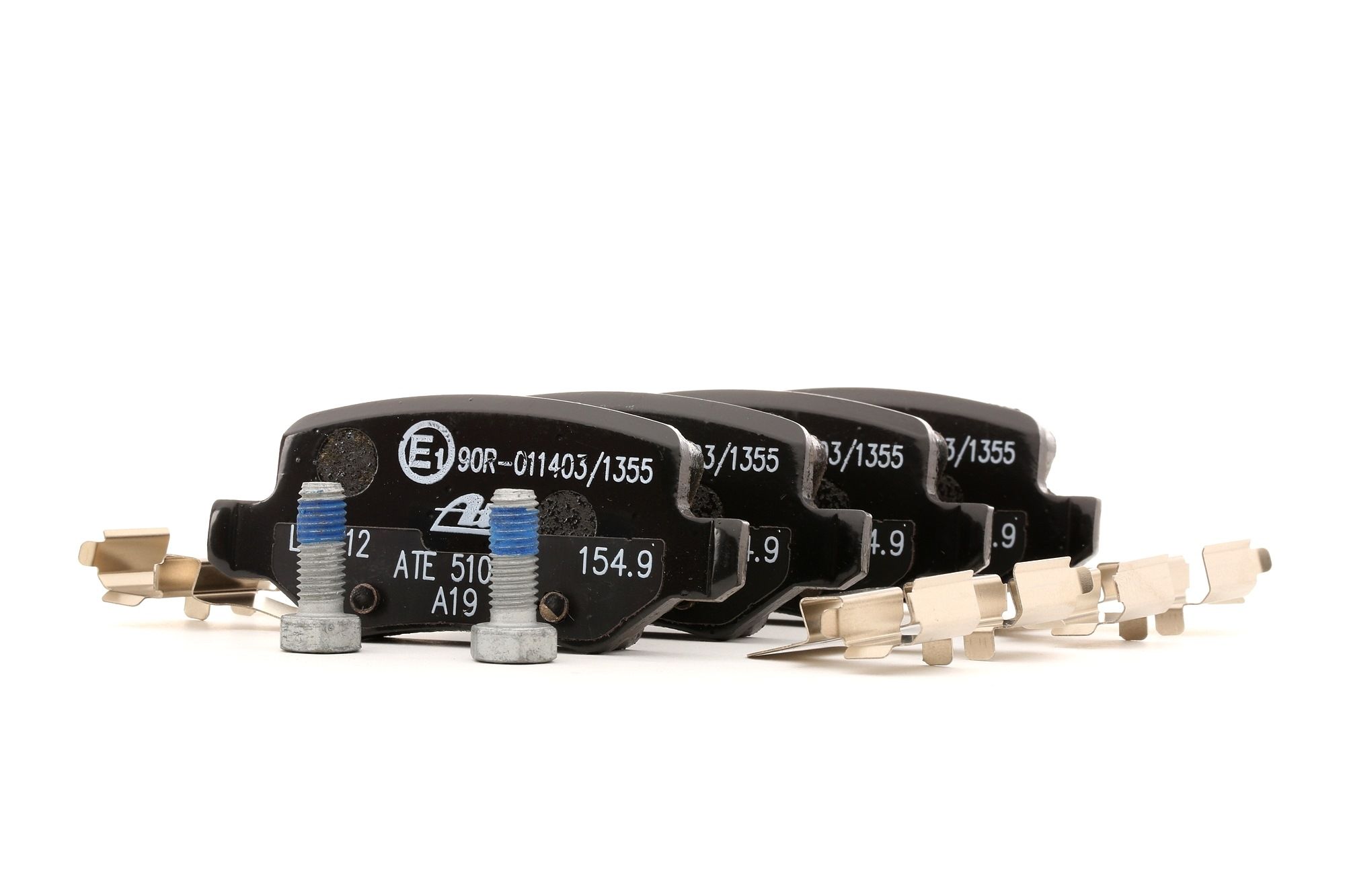 ATE 13.0470-2712.2 Brake pad set excl. wear warning contact, with brake caliper screws, with accessories-image-956372