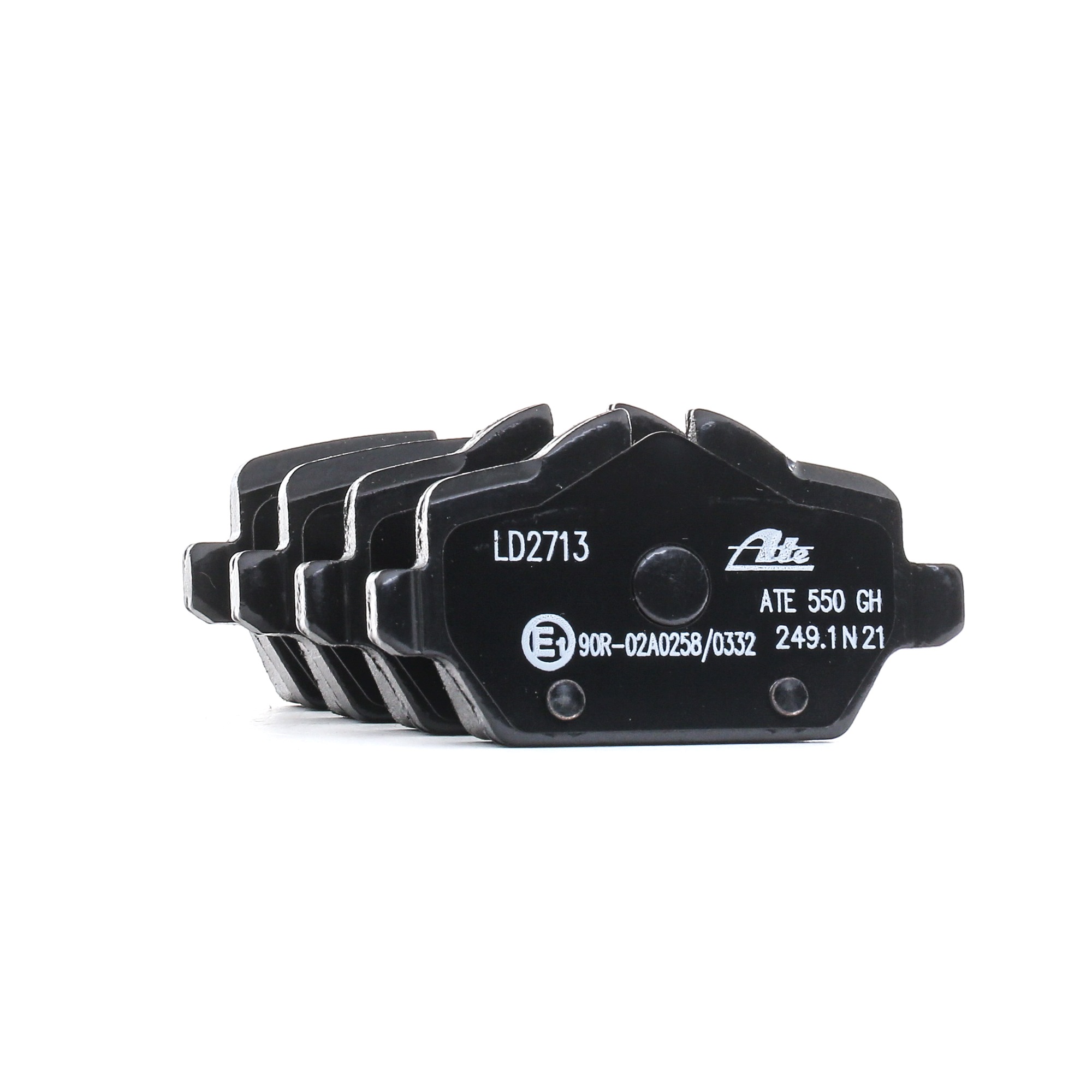 ATE 13.0470-2713.2 Brake pad set excl. wear warning contact, with brake caliper screws, with accessories-image-956373