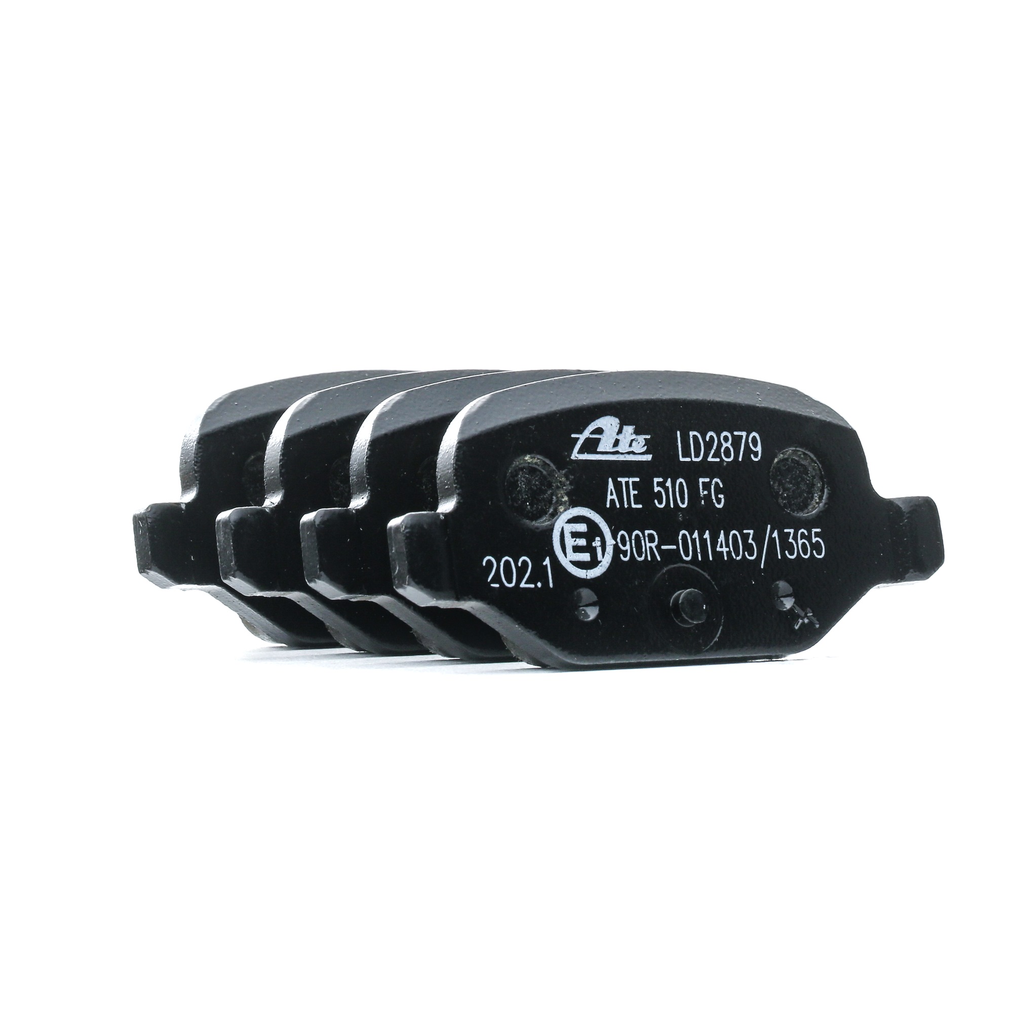 ATE 13.0470-2879.2 Brake pad set excl. wear warning contact, with brake caliper screws-image-956399
