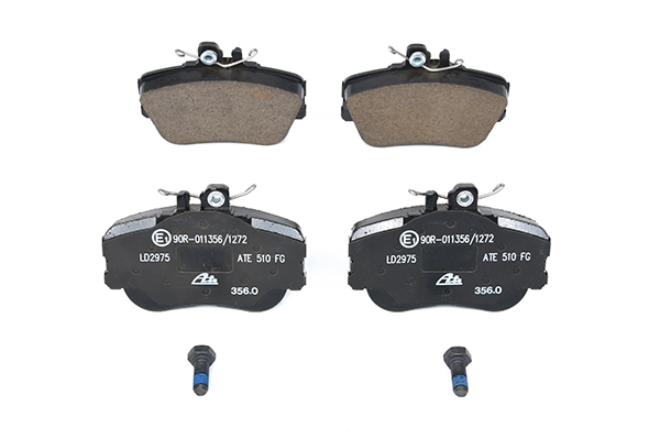 ATE 13.0470-2975.2 Brake pad set excl. wear warning contact, with brake caliper screws-image-956411