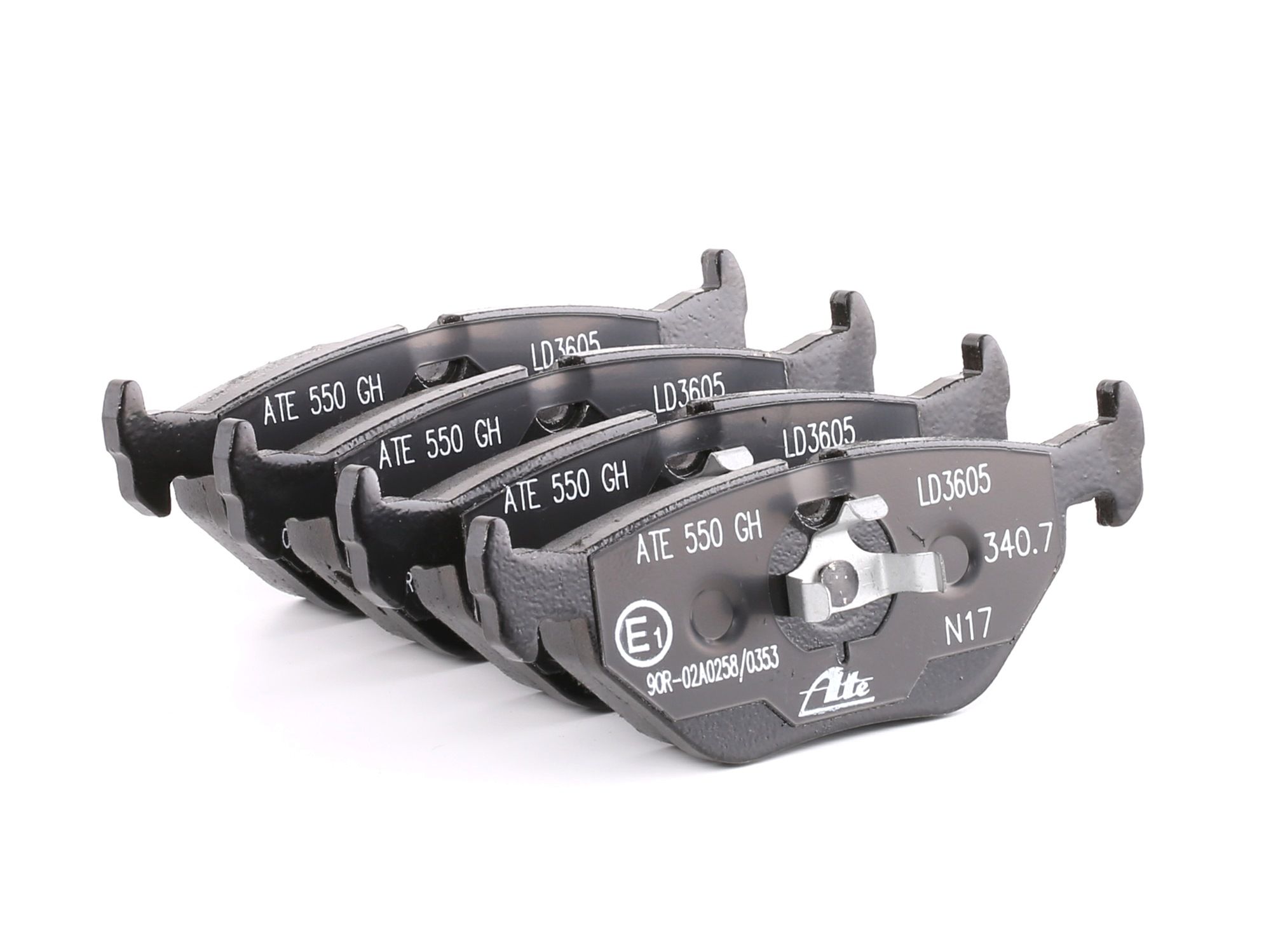 ATE 13.0470-3605.2 Brake pad set excl. wear warning contact-image-956412