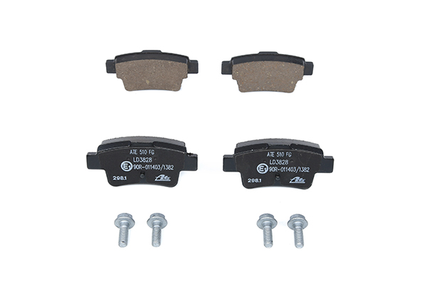 ATE 13.0470-3828.2 Brake pad set excl. wear warning contact, with brake caliper screws-image-956418