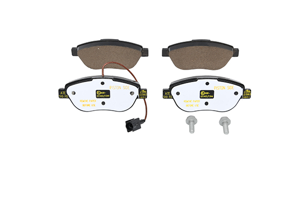 ATE 13.0470-3983.2 Brake pad set incl. wear warning contact, with brake caliper screws-image-956427