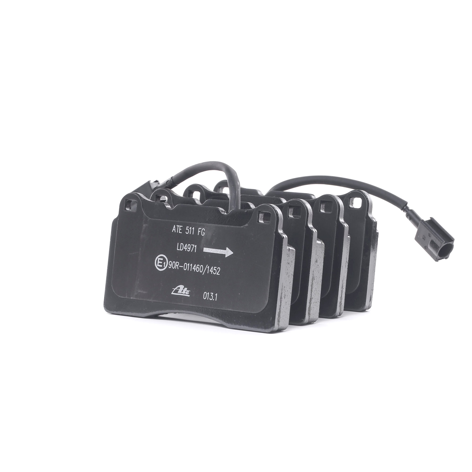 ATE 13.0470-4971.2 Brake pad set incl. wear warning contact-image-956439