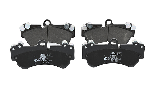ATE 13.0470-4992.2 Brake pad set excl. wear warning contact-image-956443