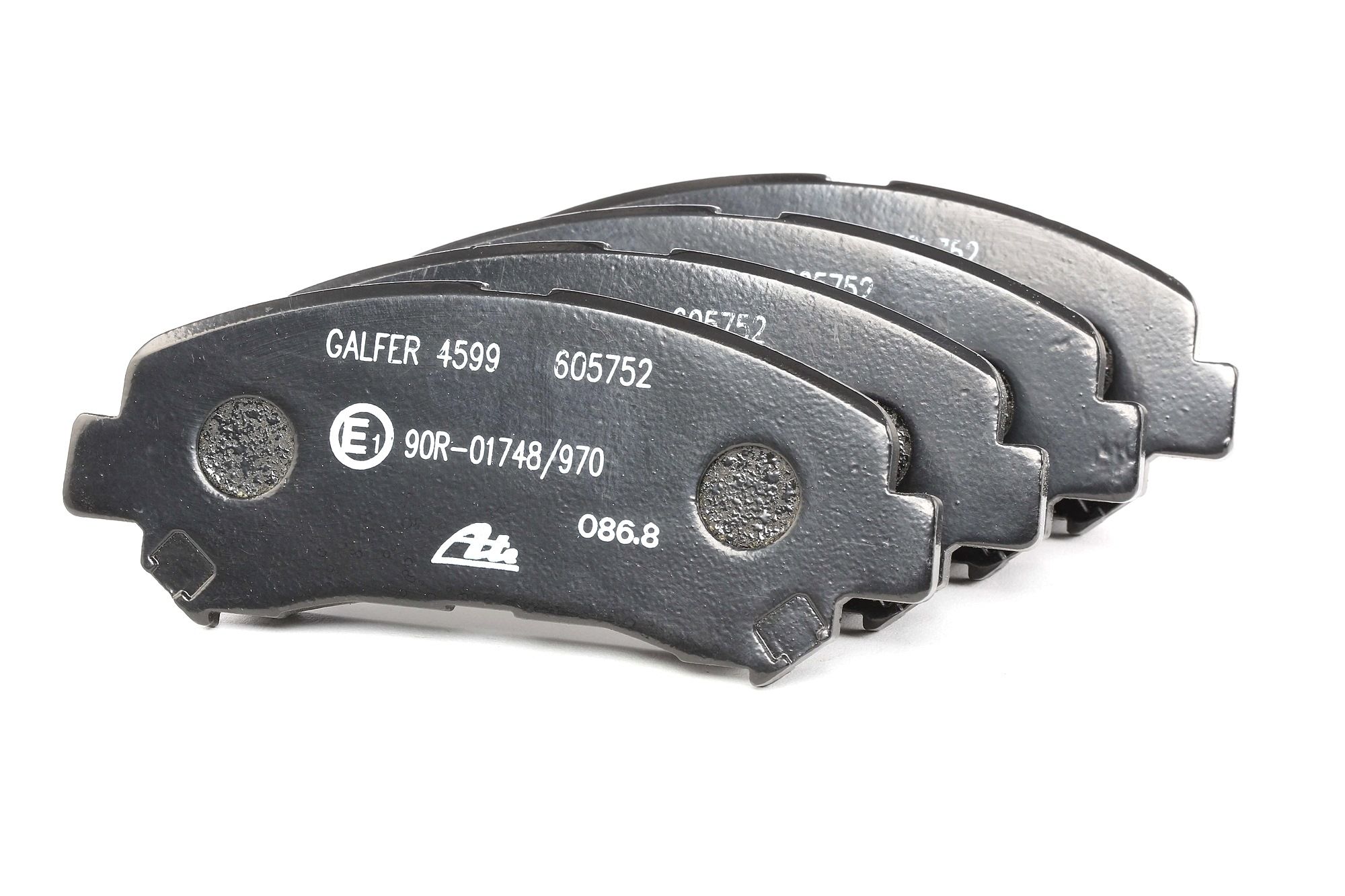 ATE 13.0470-5752.2 Brake pad set excl. wear warning contact-image-956449