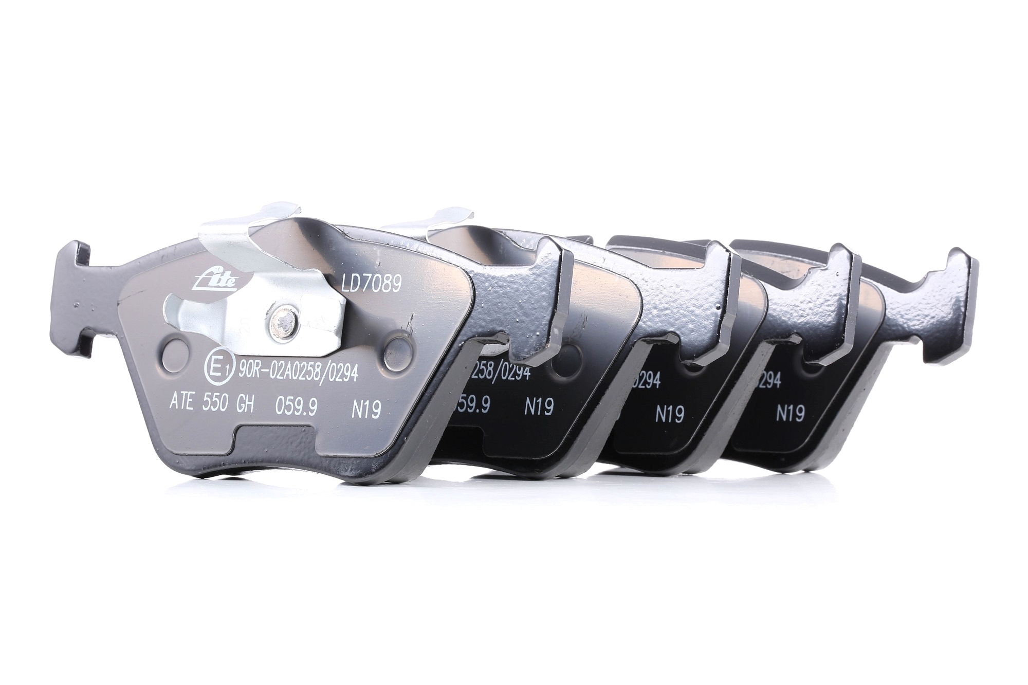 ATE 13.0470-7089.2 Brake pad set excl. wear warning contact-image-956456