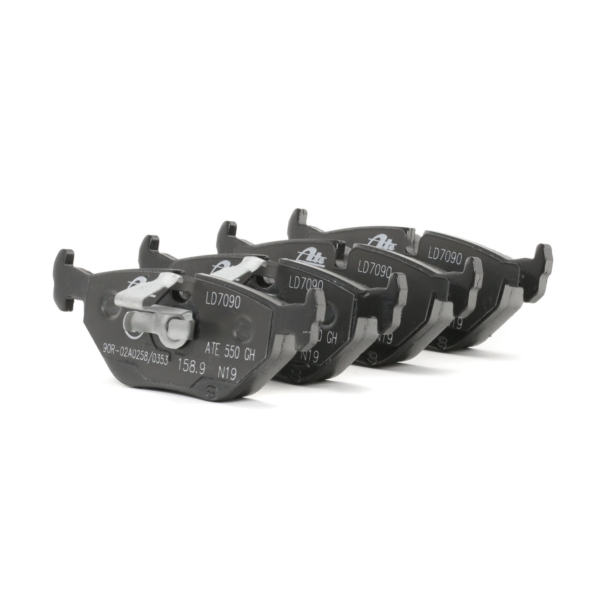 ATE 13.0470-7090.2 Brake pad set excl. wear warning contact-image-956457