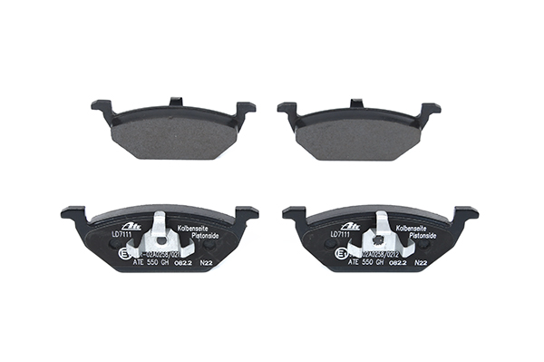 ATE 13.0470-7111.2 Brake pad set excl. wear warning contact-image-956459
