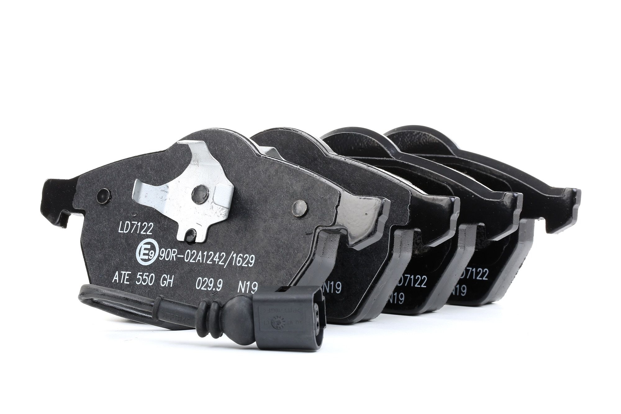 ATE 13.0470-7122.2 Brake pad set incl. wear warning contact-image-956463