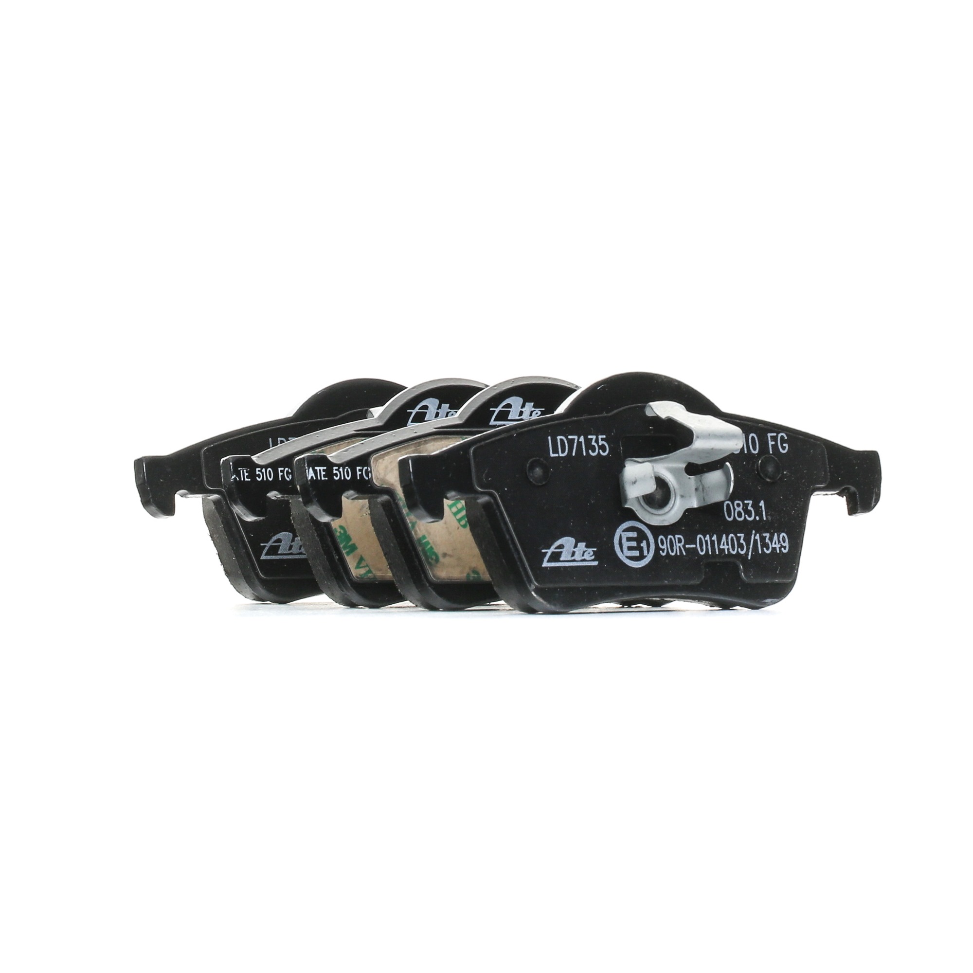 ATE 13.0470-7135.2 Brake pad set excl. wear warning contact-image-956464