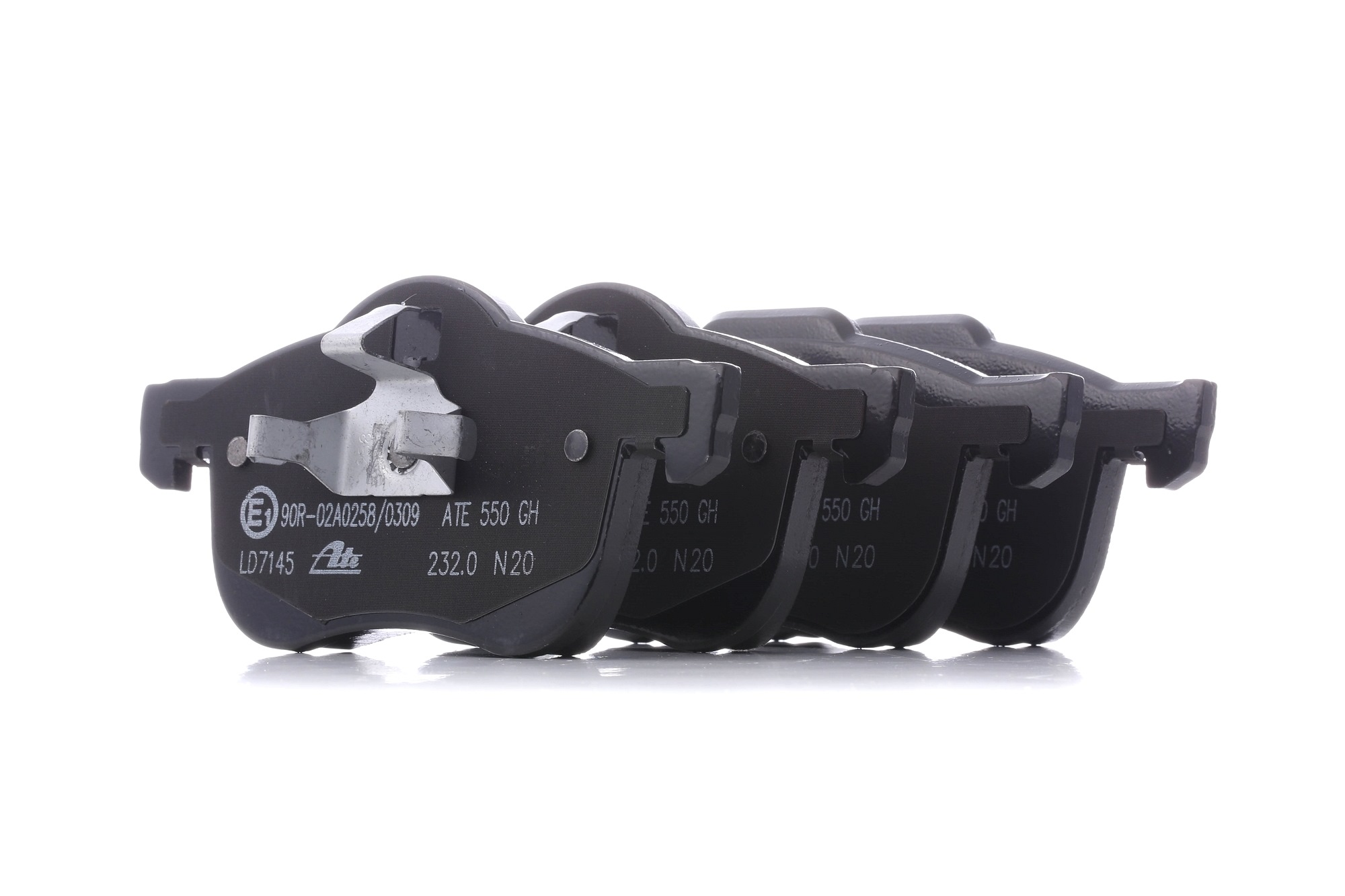 ATE 13.0470-7145.2 Brake pad set excl. wear warning contact-image-956467