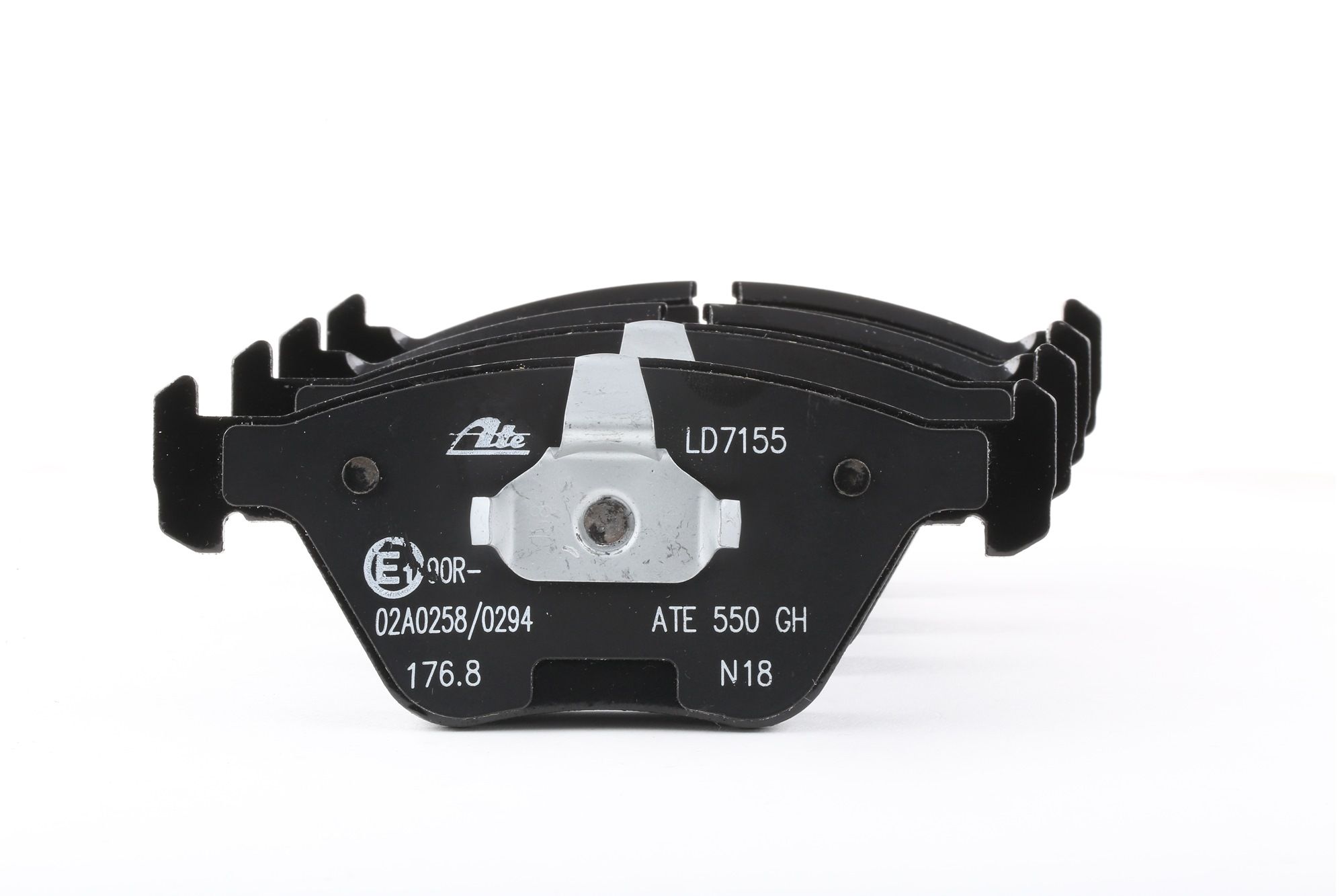 ATE 13.0470-7155.2 Brake pad set excl. wear warning contact-image-956468