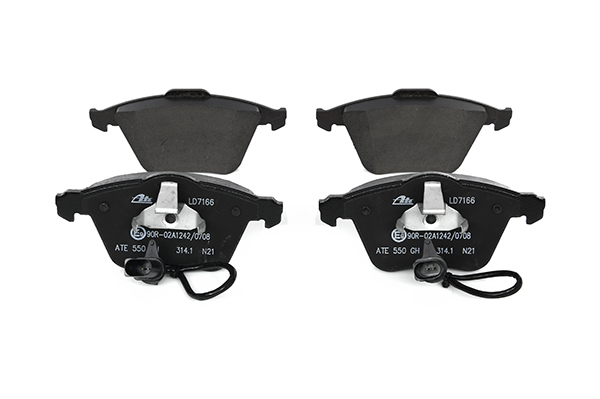 ATE 13.0470-7166.2 Brake pad set incl. wear warning contact-image-956471