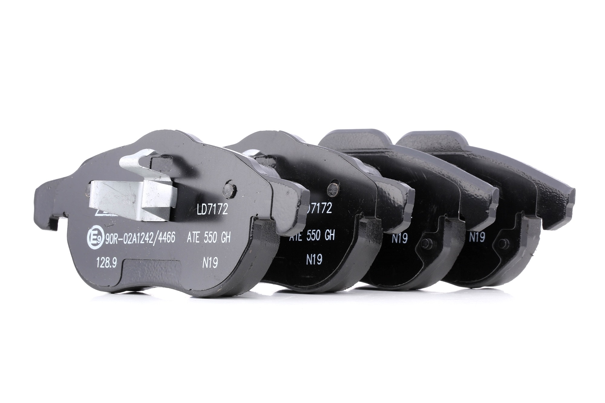 ATE 13.0470-7172.2 Brake pad set excl. wear warning contact-image-956476