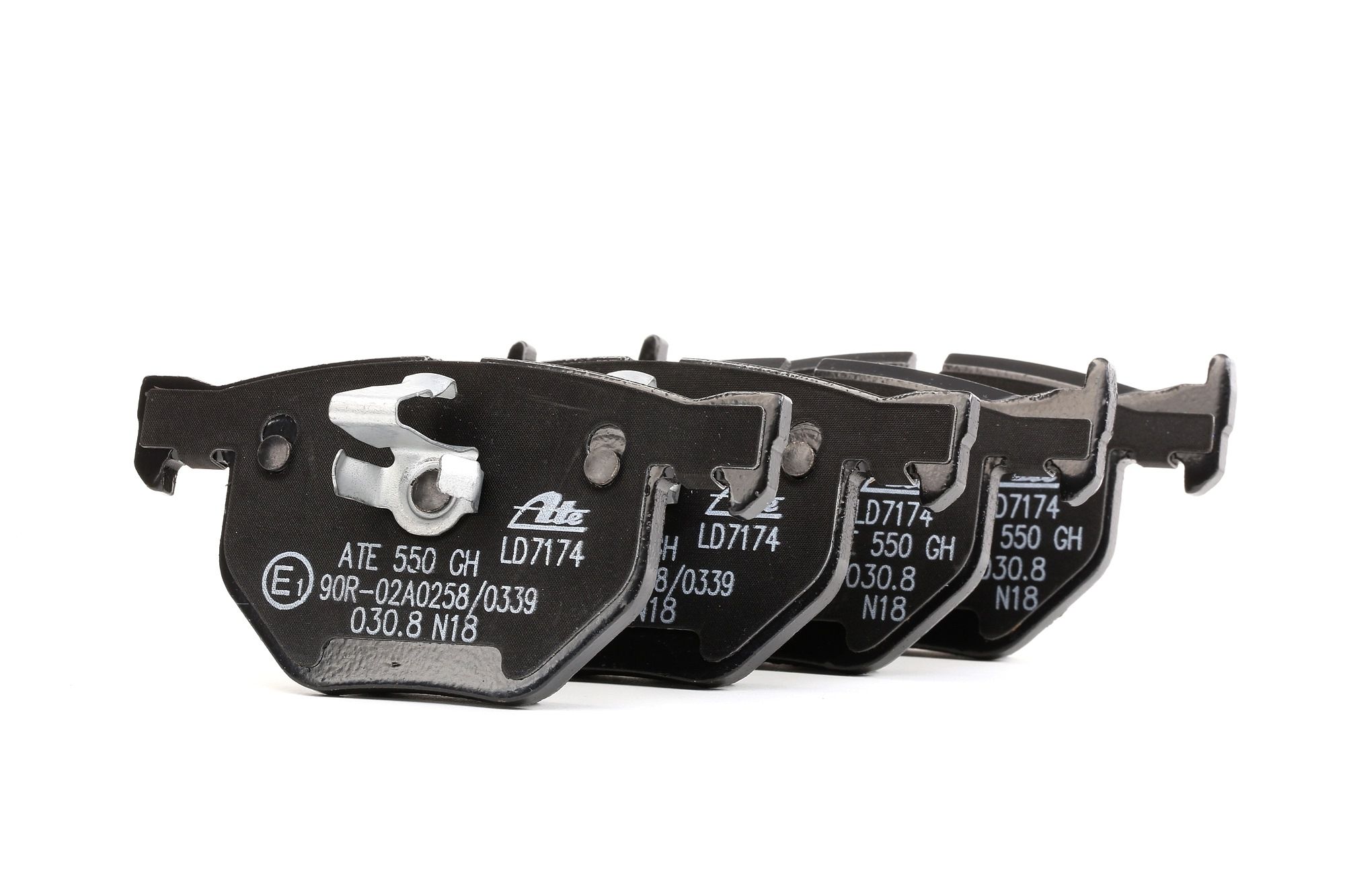 ATE 13.0470-7174.2 Brake pad set excl. wear warning contact-image-956477