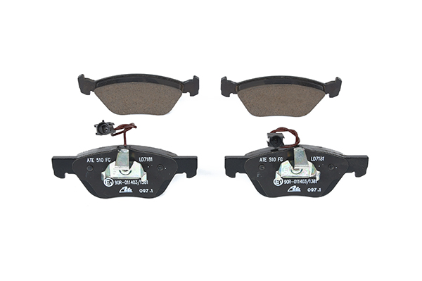 ATE 13.0470-7181.2 Brake pad set incl. wear warning contact-image-956480