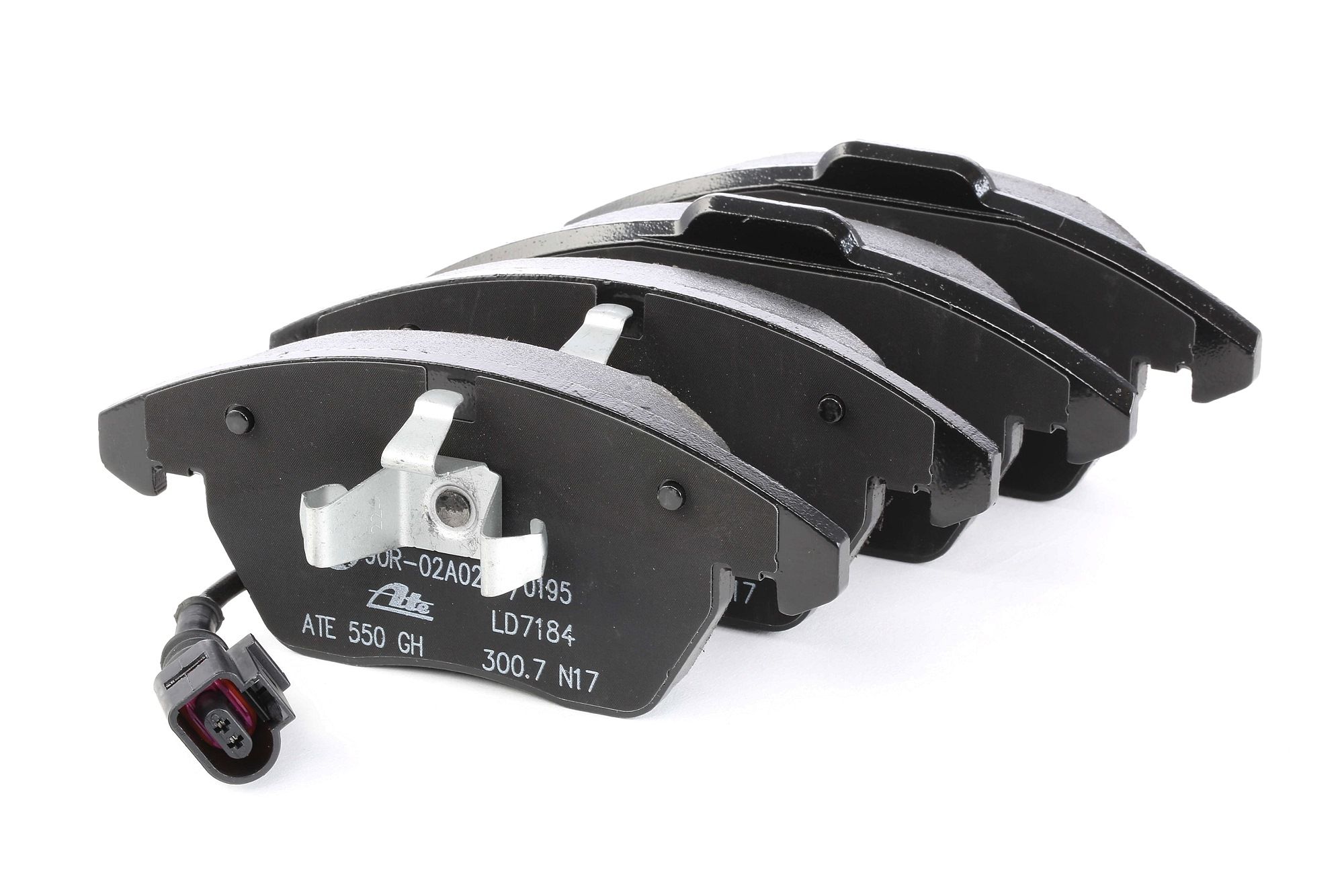 ATE 13.0470-7184.2 Brake pad set incl. wear warning contact-image-956481