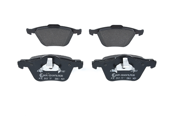 ATE 13.0470-7187.2 Brake pad set excl. wear warning contact-image-956482